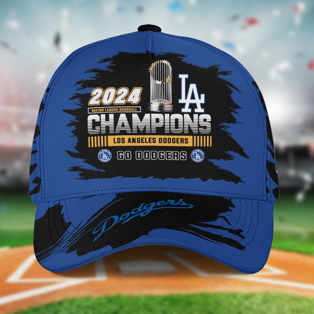 Los Angeles Dodgers World Series Champions Hat - Famjoys Los Angeles Dodgers World Series Champions Hat - Famjoys