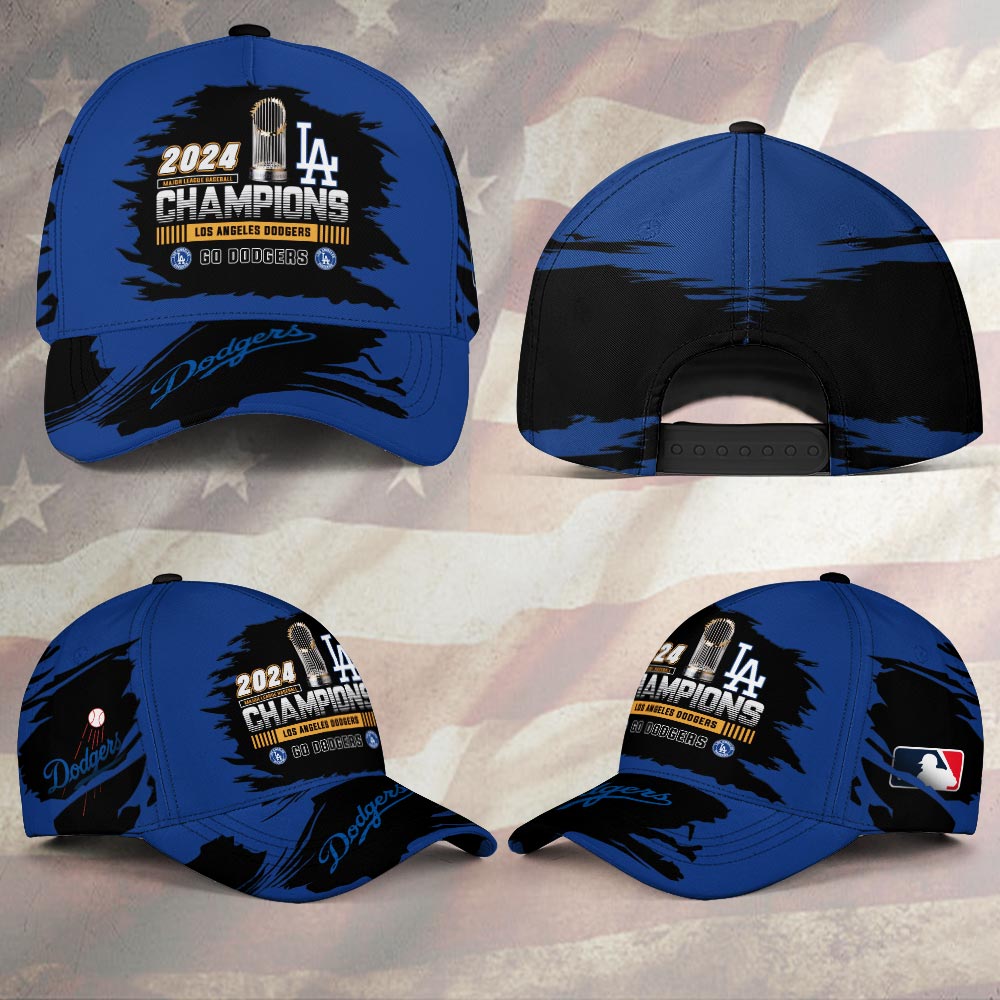 Los Angeles Dodgers World Series Champions Hat - Famjoys Los Angeles Dodgers World Series Champions Hat - Famjoys