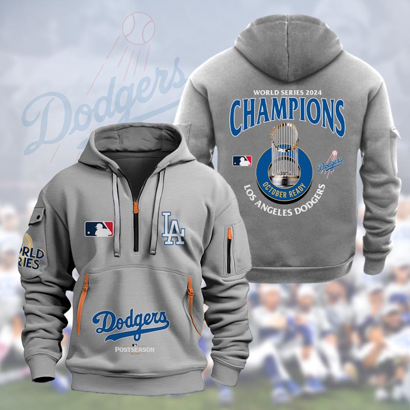 Los Angeles Dodgers World Series Champions Heavy Hoodie - Famjoys Los Angeles Dodgers World Series Champions Heavy Hoodie - Famjoys