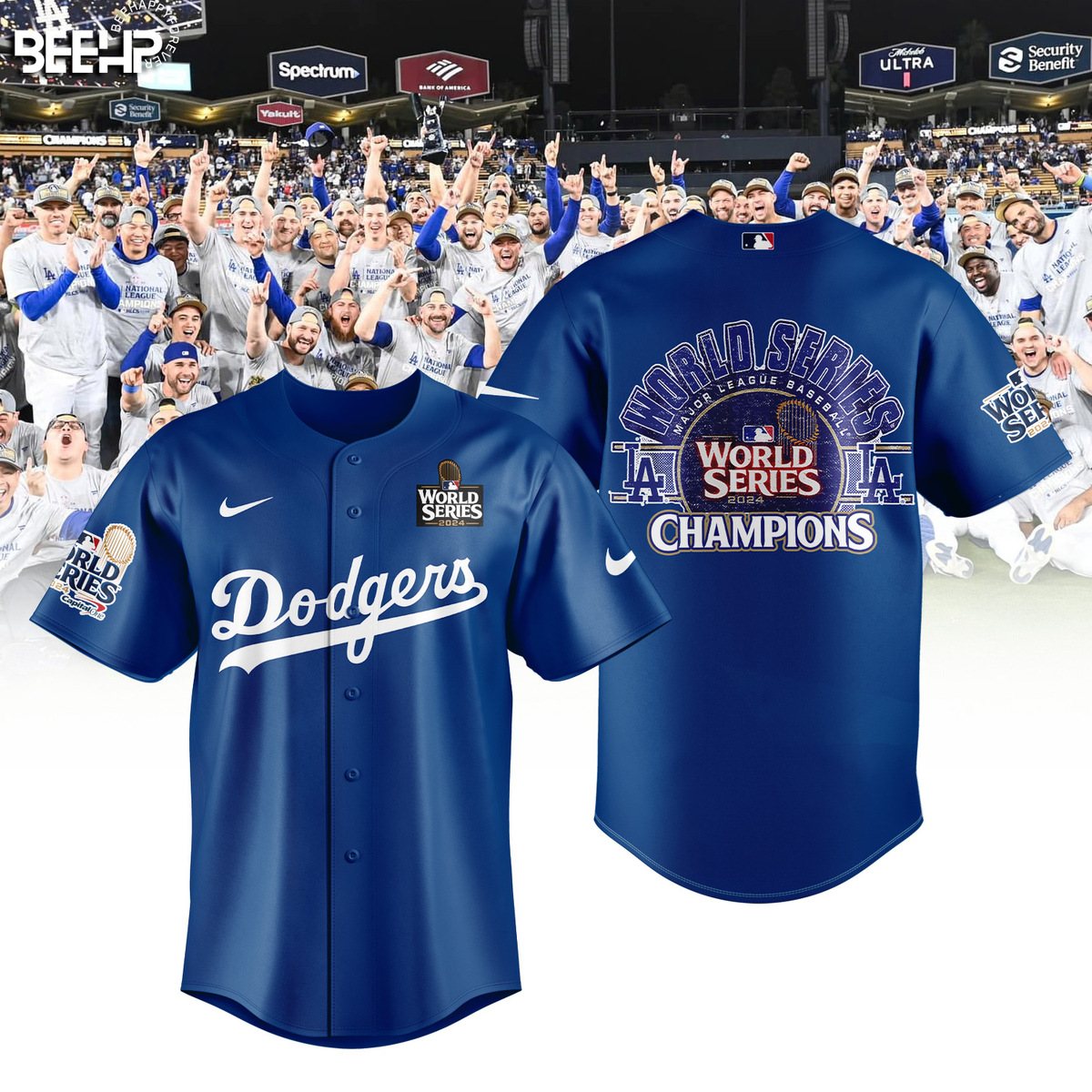 Los Angeles Dodgers World Series Champions Jersey - Famjoys Los Angeles Dodgers World Series Champions Jersey - Famjoys