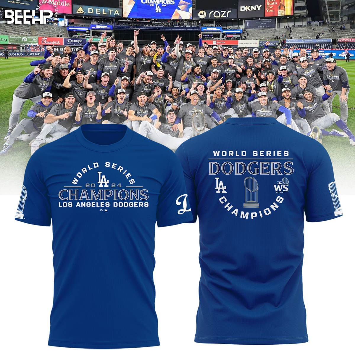 Los Angeles Dodgers World Series Champions Shirt - Famjoys Los Angeles Dodgers World Series Champions Shirt - Famjoys
