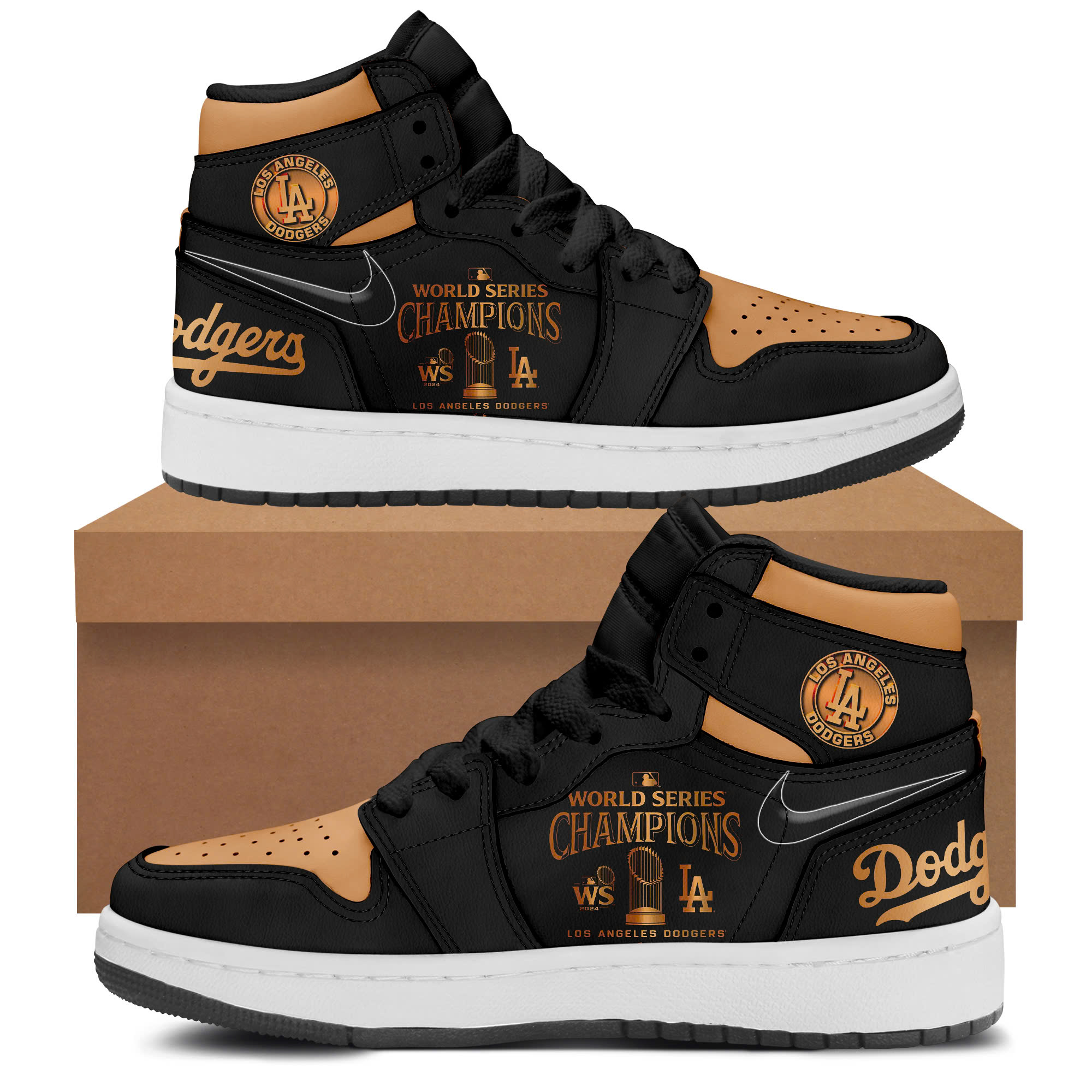 Los Angeles Dodgers World Series Champions Shoes - Famjoys Los Angeles Dodgers World Series Champions Shoes - Famjoys