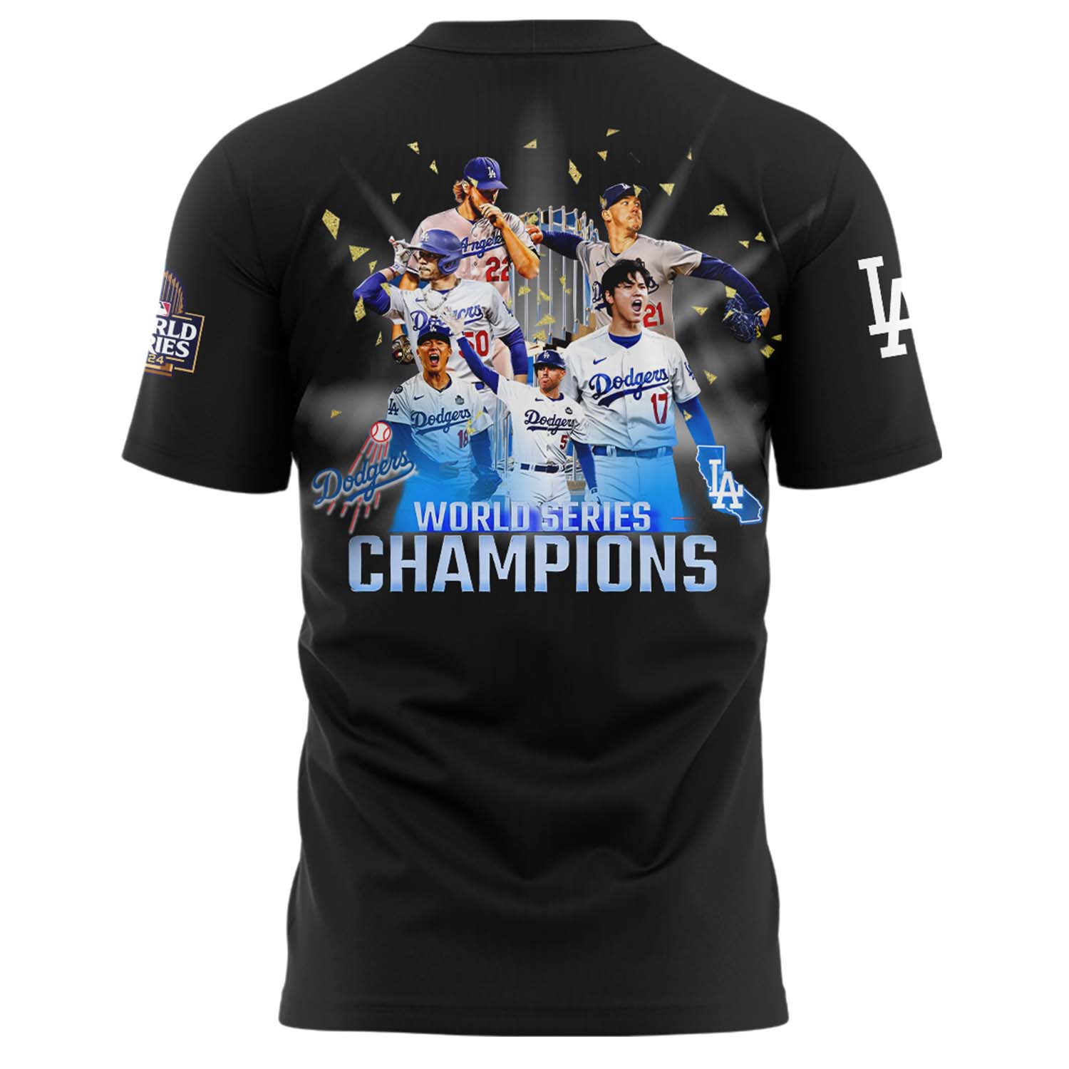 Los Angeles Dodgers World Series Champions Signature Special TShirt - Famjoys Los Angeles Dodgers World Series Champions Signature Special TShirt - Famjoys