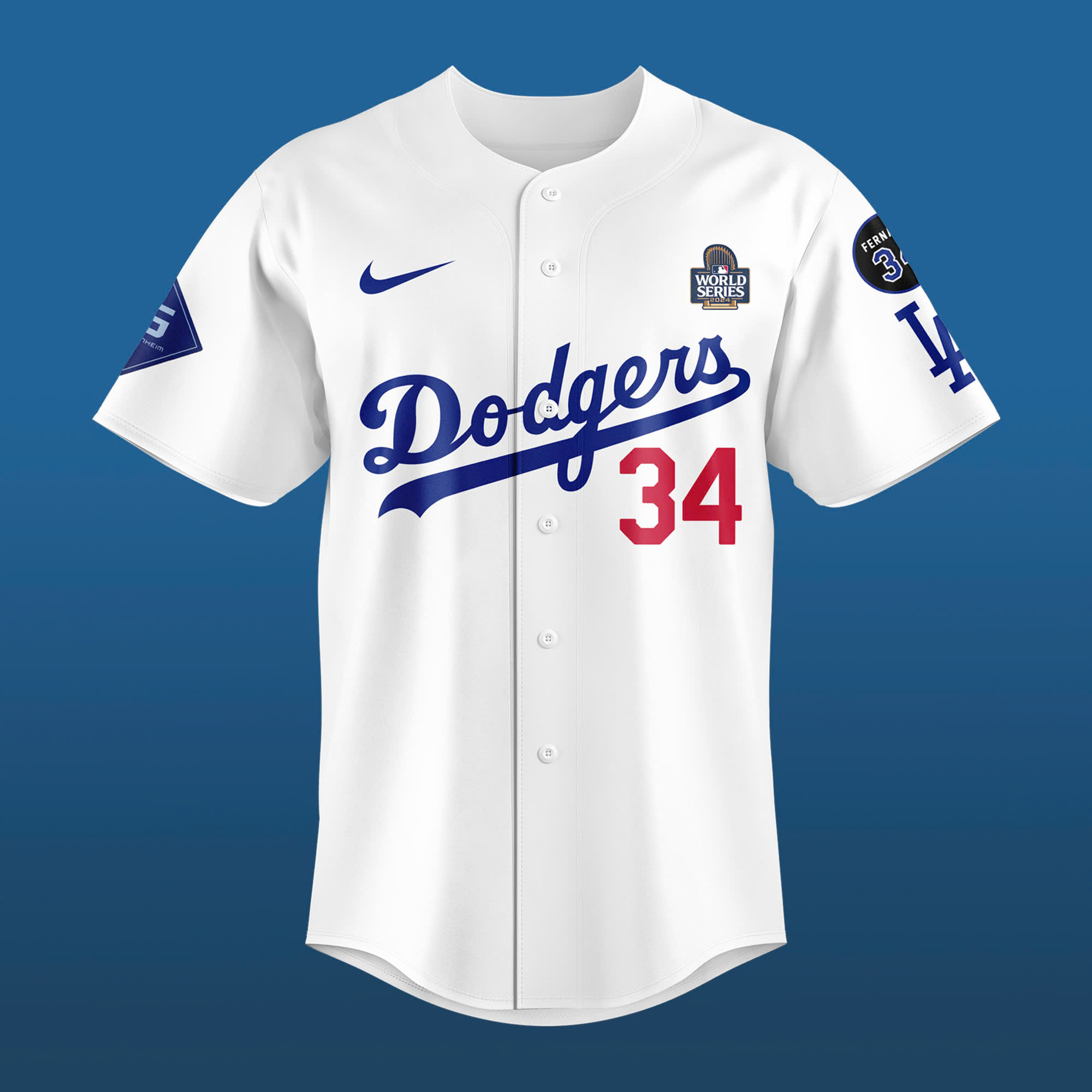 Los Angeles Dodgers World Series Signature Jersey - Famjoys Los Angeles Dodgers World Series Signature Jersey - Famjoys
