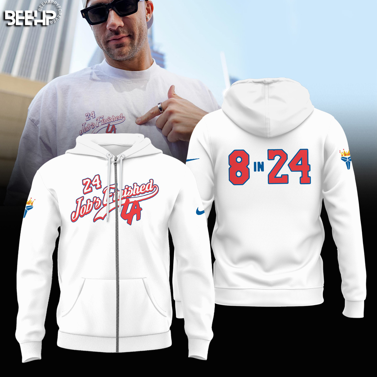 Los Angeles Dodgers x Kobe Bryant Gear Via Vanessa Bryant Job Finished 8 In 24 Shirt - Famjoys Los Angeles Dodgers x Kobe Bryant Gear Via Vanessa Bryant Job Finished 8 In 24 Shirt - Famjoys
