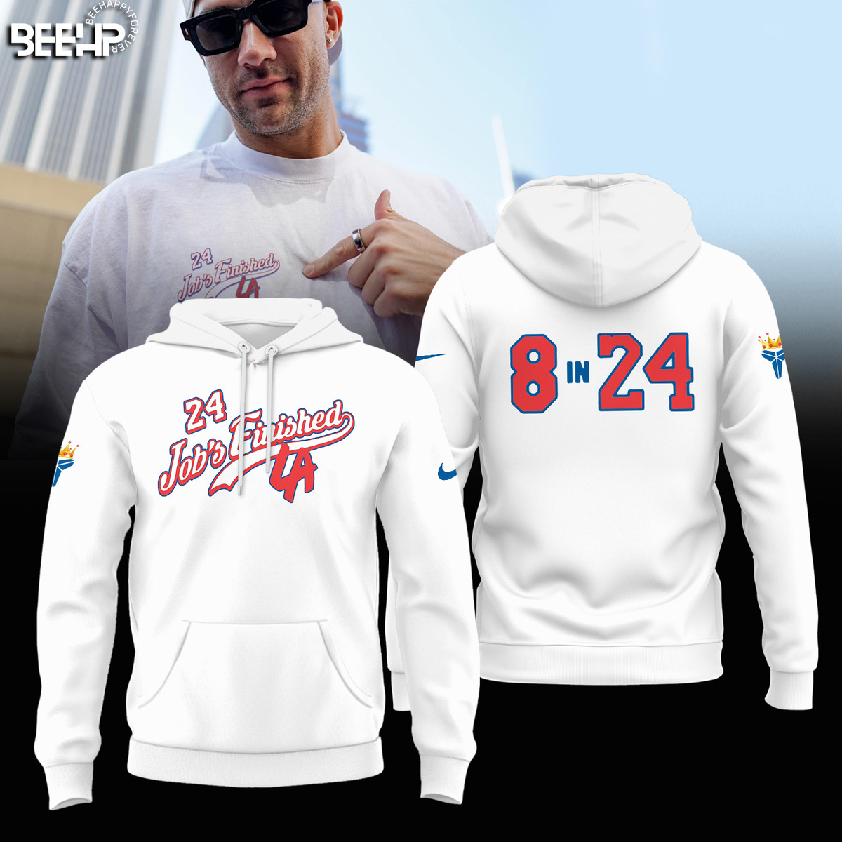 Los Angeles Dodgers x Kobe Bryant Gear Via Vanessa Bryant Job Finished 8 In 24 Shirt - Famjoys Los Angeles Dodgers x Kobe Bryant Gear Via Vanessa Bryant Job Finished 8 In 24 Shirt - Famjoys