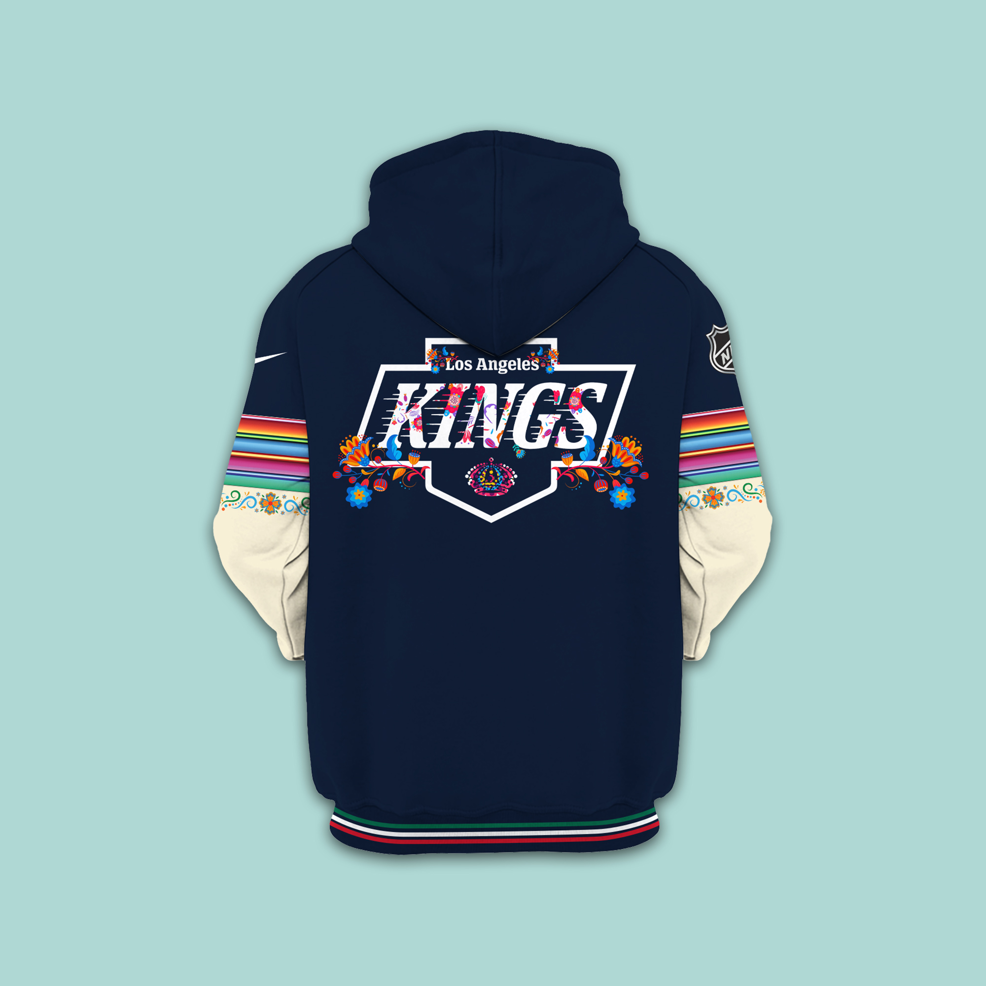 Los Angeles Kings NHL Dia De Los Muertos Premium Pullover Hoodie - Famjoys Los Angeles Kings NHL Dia De Los Muertos Premium Pullover Hoodie - Famjoys