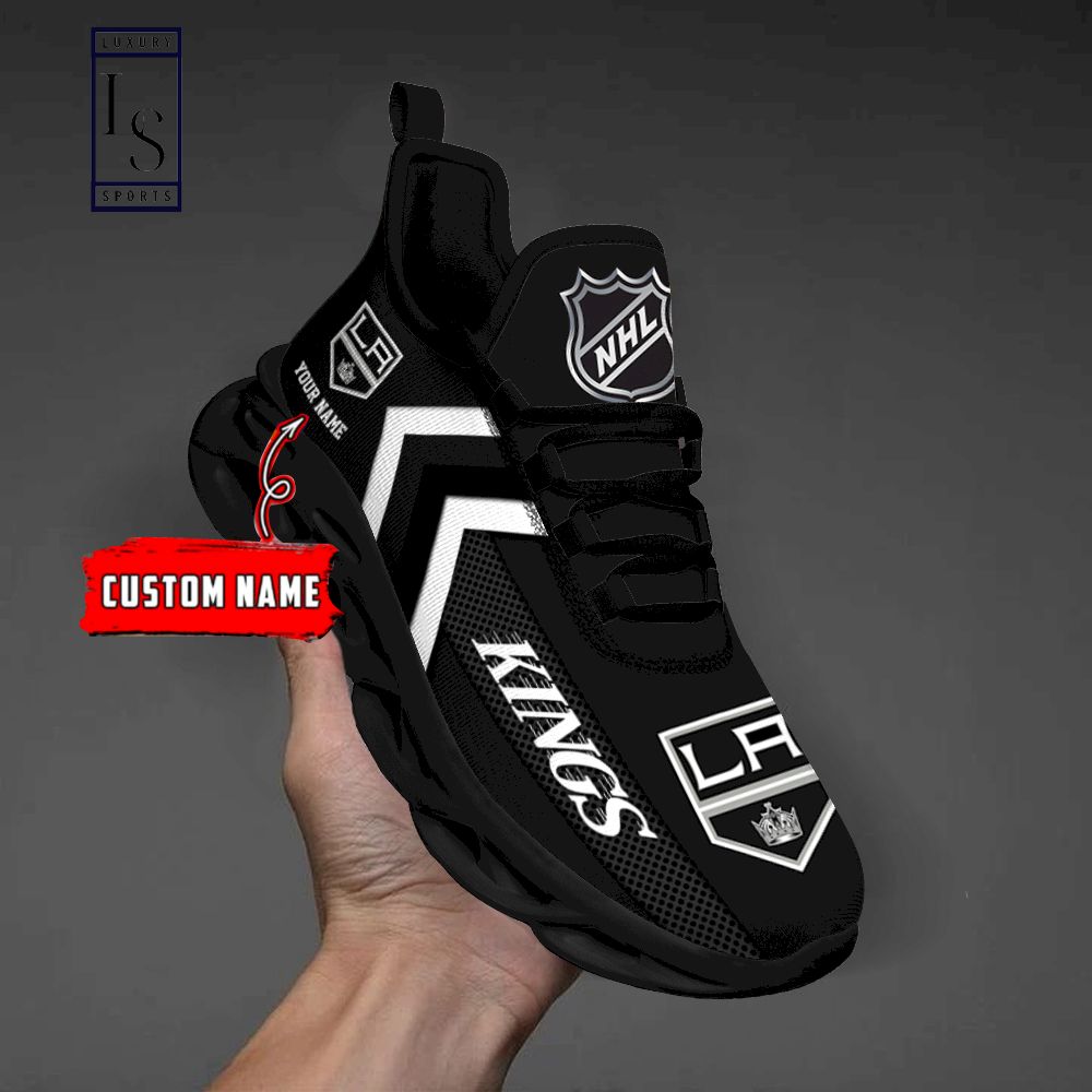 Los Angeles Kings NHL Personalized Max Soul Shoes - Famjoys Los Angeles Kings NHL Personalized Max Soul Shoes - Famjoys