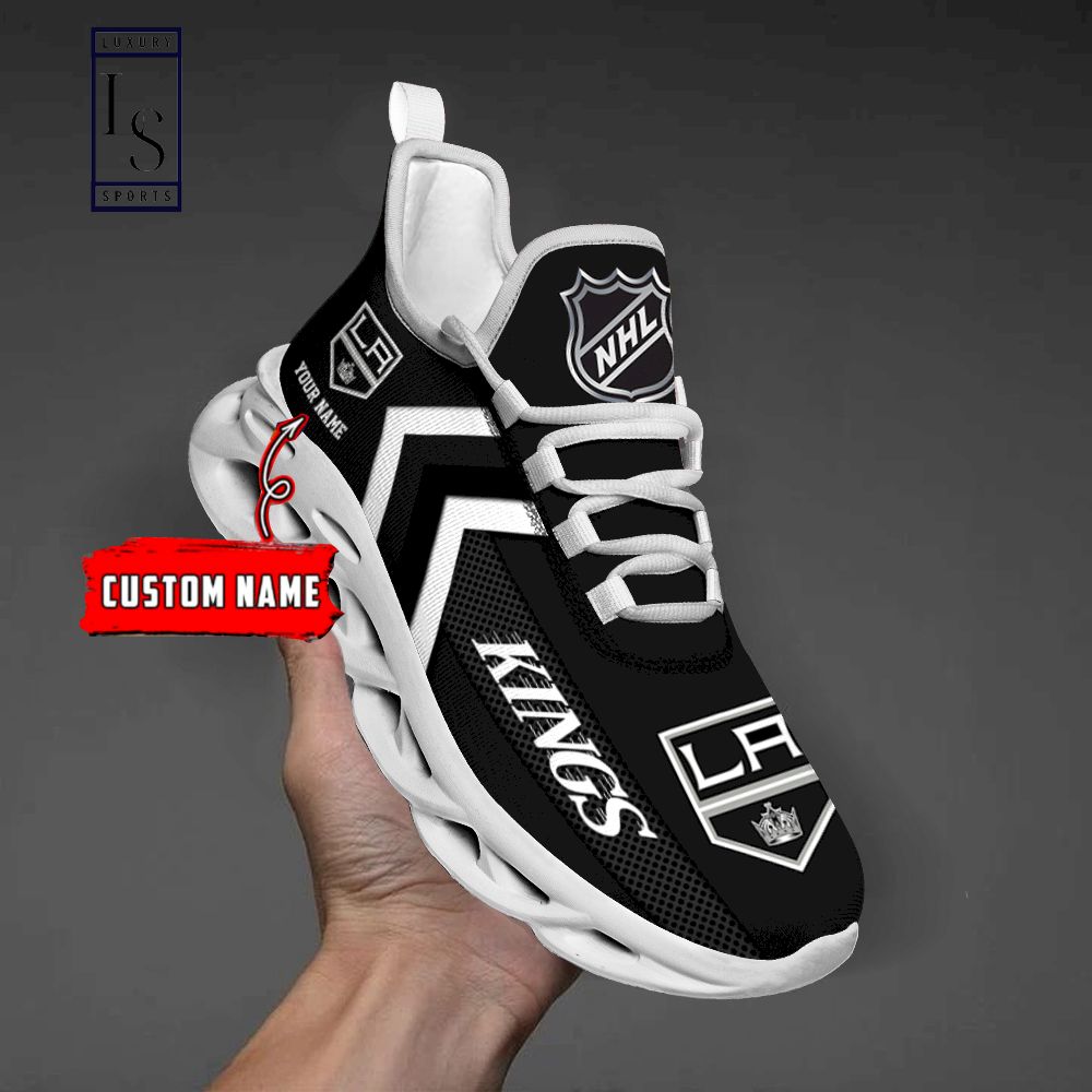 Los Angeles Kings NHL Personalized Max Soul Shoes - Famjoys Los Angeles Kings NHL Personalized Max Soul Shoes - Famjoys