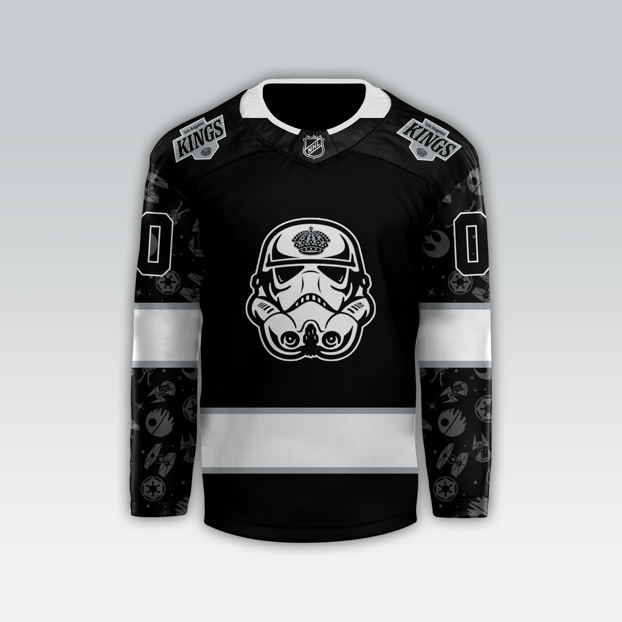 Los Angeles Kings x Star Wars Night Custom jersey - Famjoys Los Angeles Kings x Star Wars Night Custom jersey - Famjoys