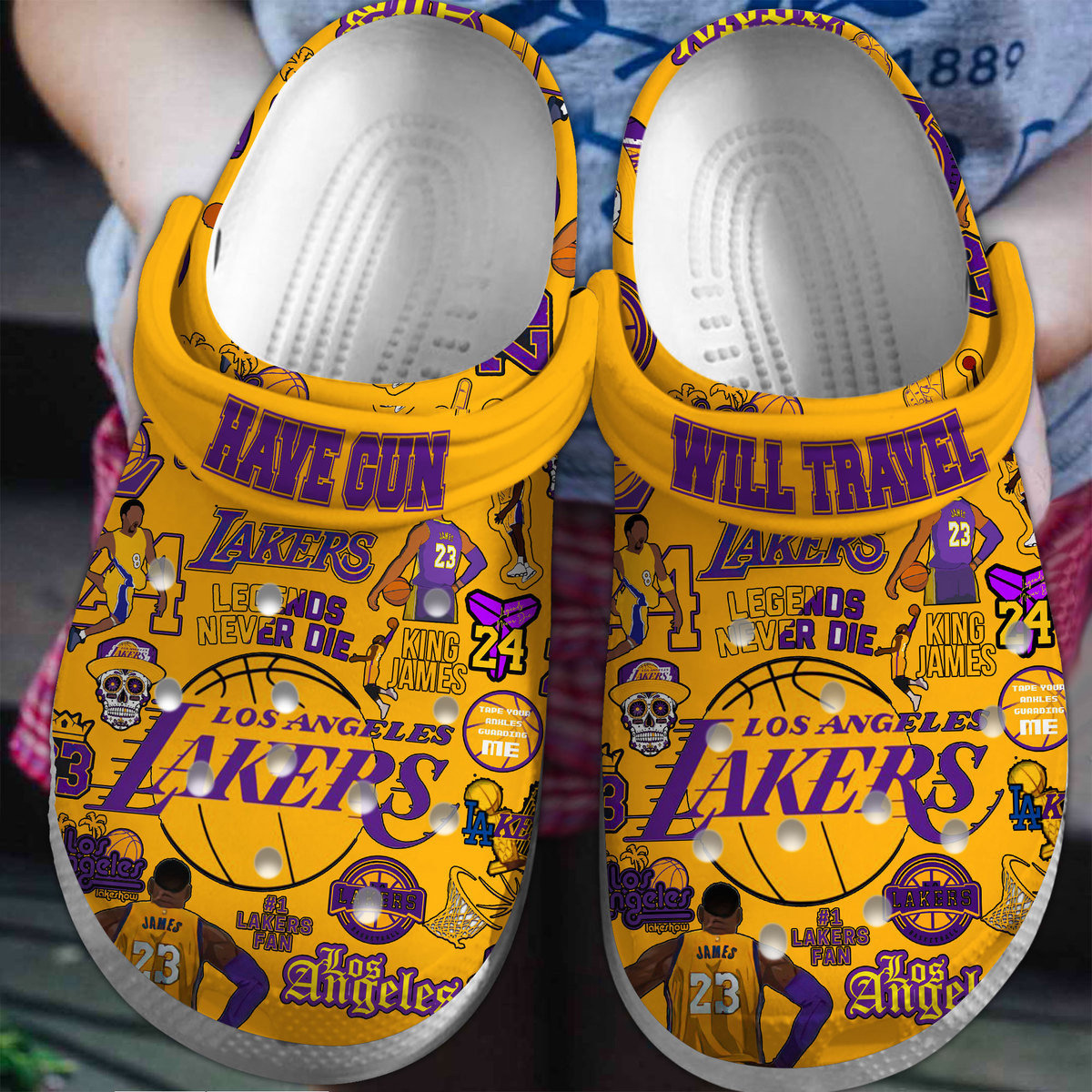 Los Angeles Lakers Crocs1