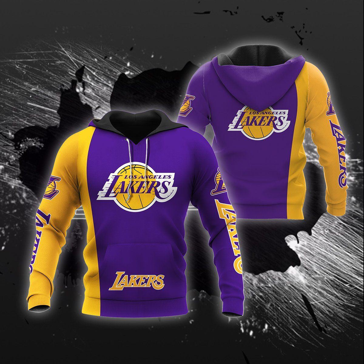 Los Angeles Lakers Hoodies - Famjoys Los Angeles Lakers Hoodies - Famjoys