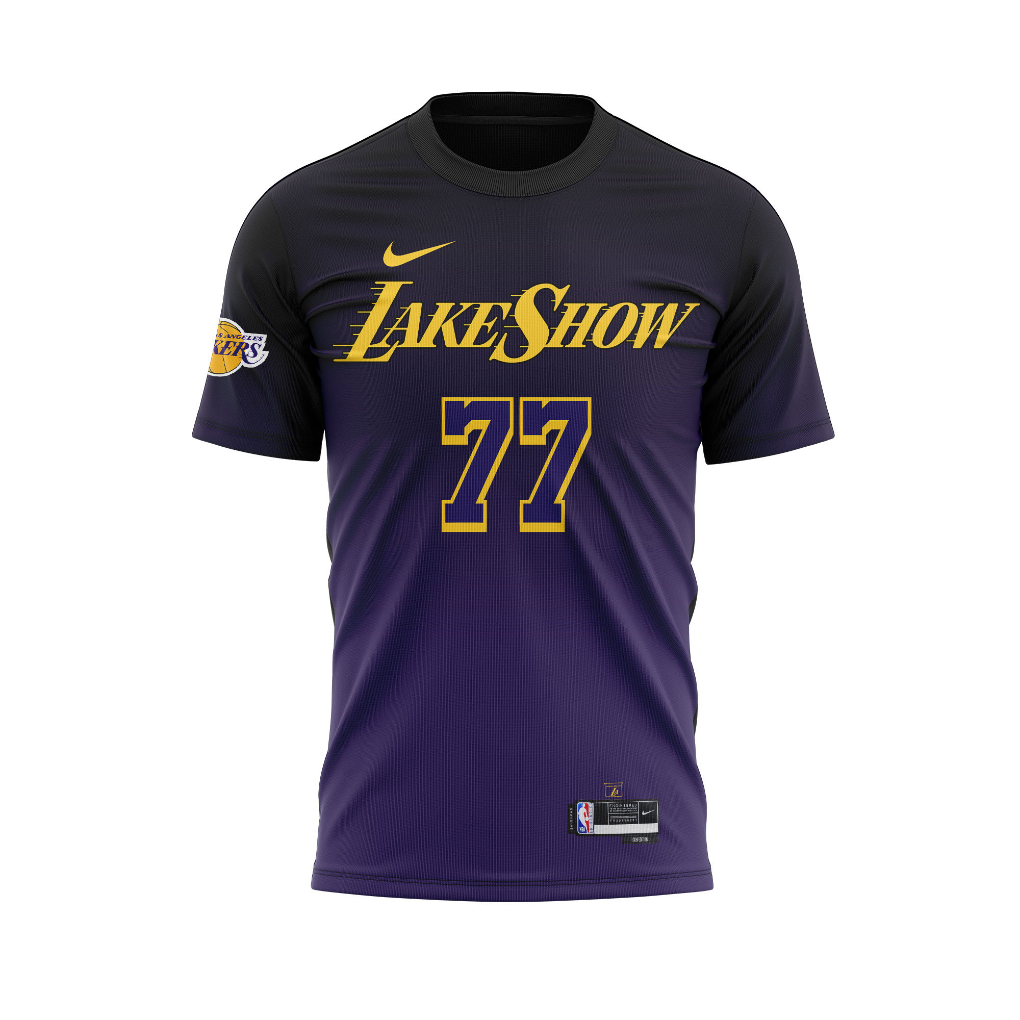 Los Angeles Lakers Show Luka Doncic T-shirt - Famjoys Los Angeles Lakers Show Luka Doncic T-shirt - Famjoys