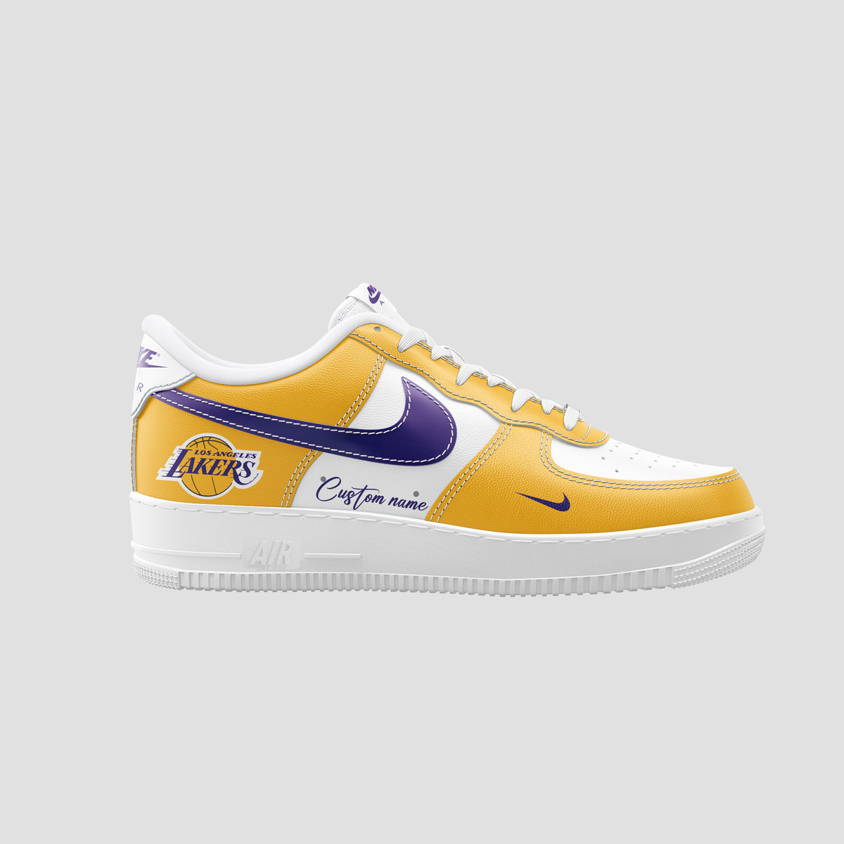 Los Angeles Lakers Sneakers Custom Name For Fans Shoes-SP27032408ID10DS10 - Famjoys Los Angeles Lakers Sneakers Custom Name For Fans Shoes-SP27032408ID10DS10 - Famjoys
