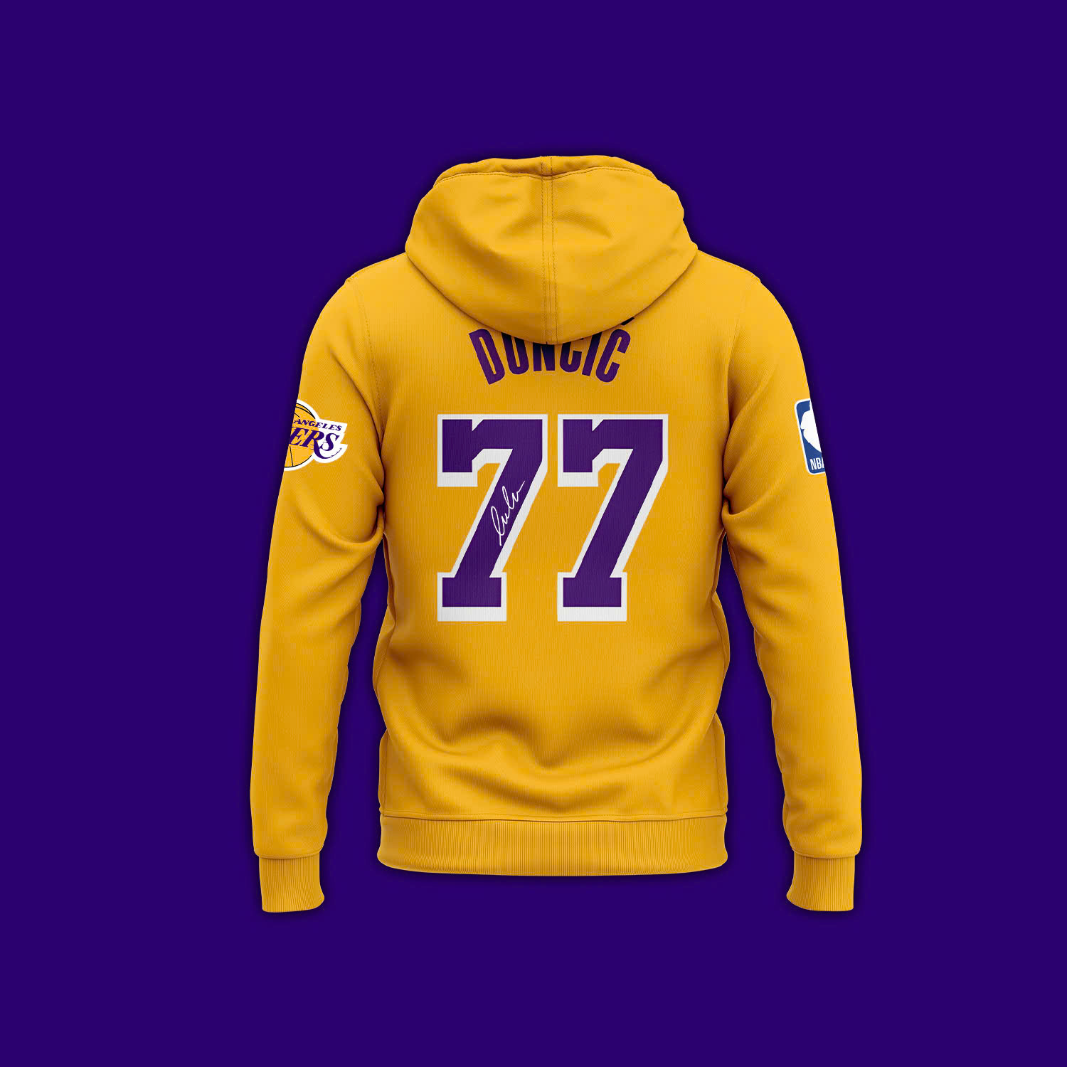 Los Angeles Lakers x Lake Show Luka Hoodie v2 - Famjoys Los Angeles Lakers x Lake Show Luka Hoodie v2 - Famjoys