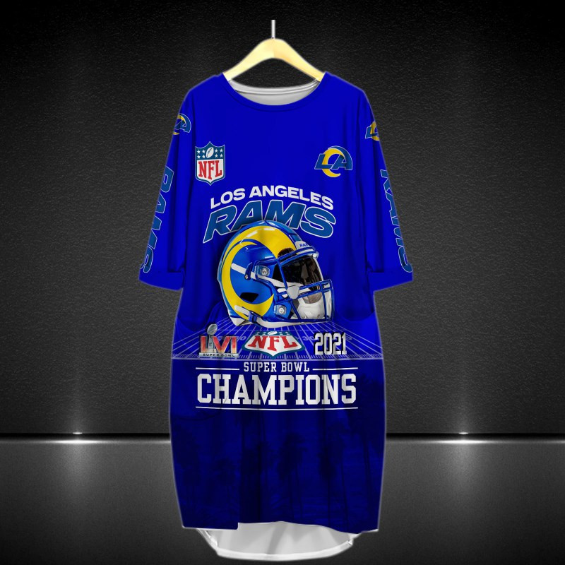 Los Angeles Rams All Over Print Caftan9539 - Famjoys Los Angeles Rams All Over Print Caftan9539 - Famjoys