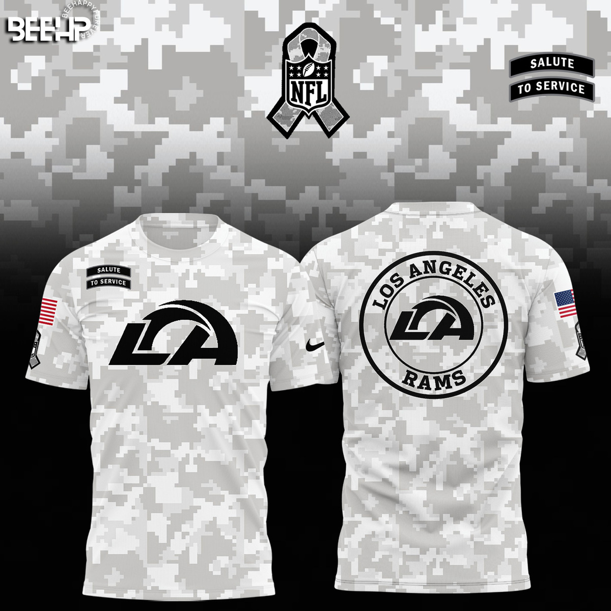 Los Angeles Rams Camo Salute to Service Combo - Famjoys Los Angeles Rams Camo Salute to Service Combo - Famjoys