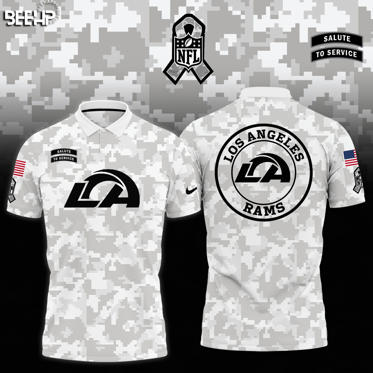 Los Angeles Rams Camo Salute to Service Combo - Famjoys Los Angeles Rams Camo Salute to Service Combo - Famjoys