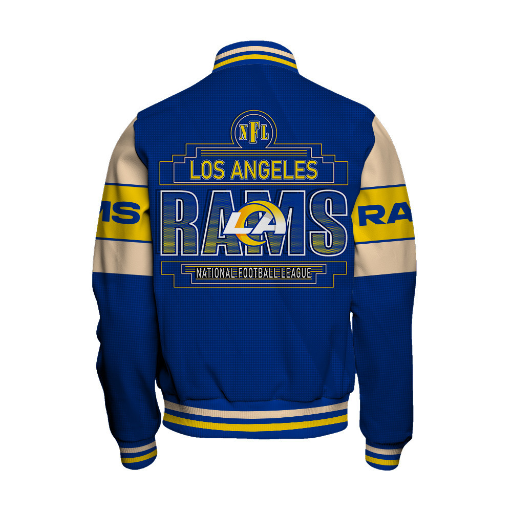 Los Angeles Rams - Dare To Be Different Unisex Varsity Jacket - Famjoys Los Angeles Rams - Dare To Be Different Unisex Varsity Jacket - Famjoys