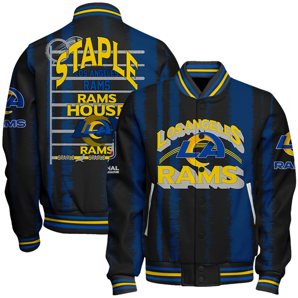 Los Angeles Rams - Independent, Individual Unisex Varsity Jacket - Famjoys Los Angeles Rams - Independent, Individual Unisex Varsity Jacket - Famjoys
