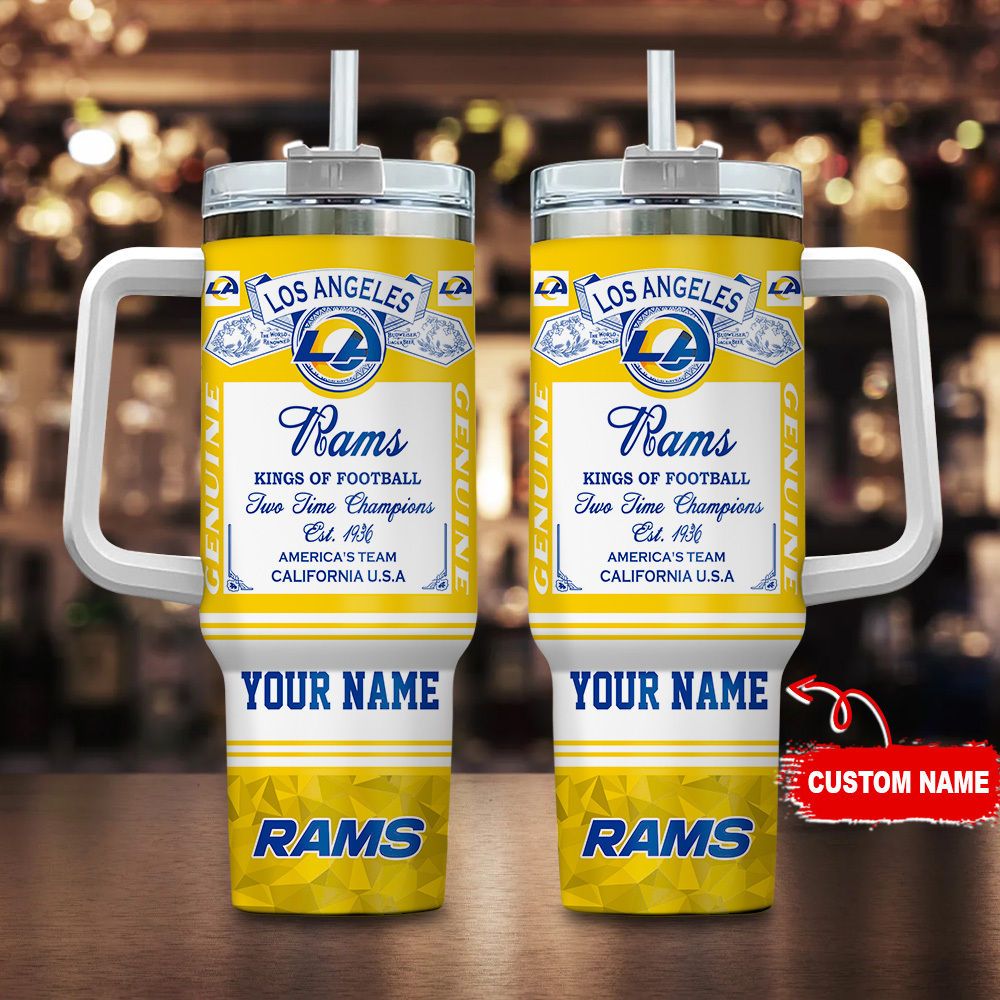 Los Angeles Rams-Kings of Football Personalized Tumbler 40Oz-SP02012419ID06DS02 - Famjoys Los Angeles Rams-Kings of Football Personalized Tumbler 40Oz-SP02012419ID06DS02 - Famjoys