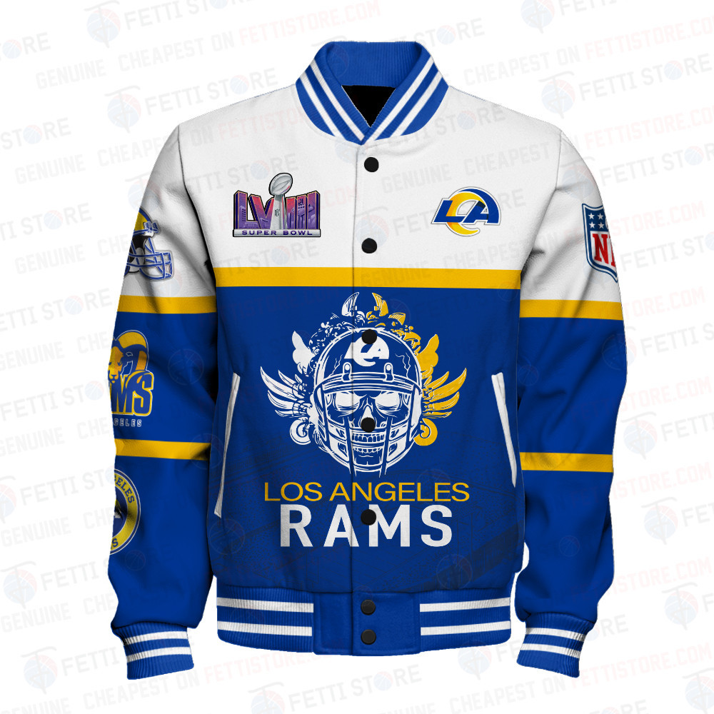 Los Angeles Rams National Football League Varsity Jacket STM V4 - Famjoys Los Angeles Rams National Football League Varsity Jacket STM V4 - Famjoys