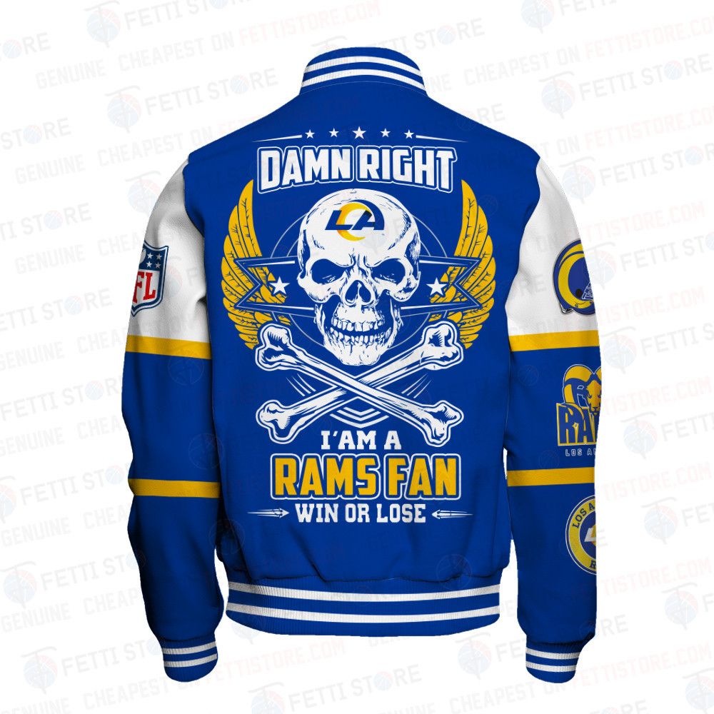 Los Angeles Rams National Football League Varsity Jacket STM V4 - Famjoys Los Angeles Rams National Football League Varsity Jacket STM V4 - Famjoys