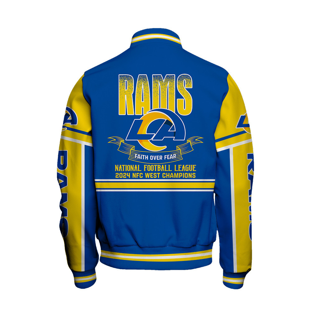 Los Angeles Rams NFC West Champions Unique Varsity Jacket
