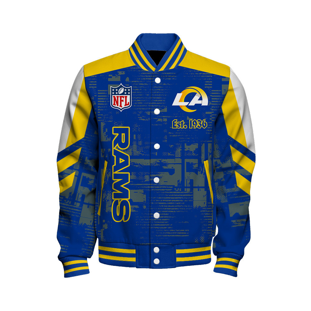 Los Angeles Rams - Proud To Be Different Unisex Varsity Jacket - Famjoys Los Angeles Rams - Proud To Be Different Unisex Varsity Jacket - Famjoys
