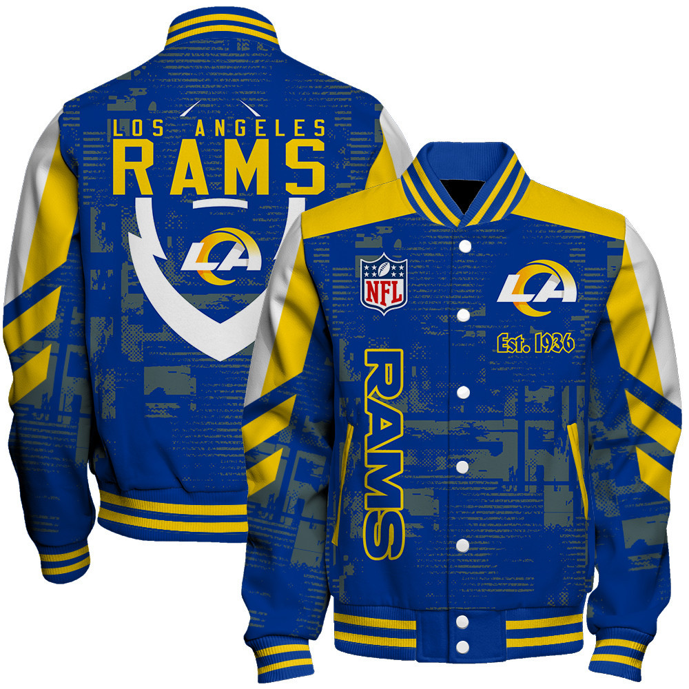 Los Angeles Rams - Proud To Be Different Unisex Varsity Jacket - Famjoys Los Angeles Rams - Proud To Be Different Unisex Varsity Jacket - Famjoys