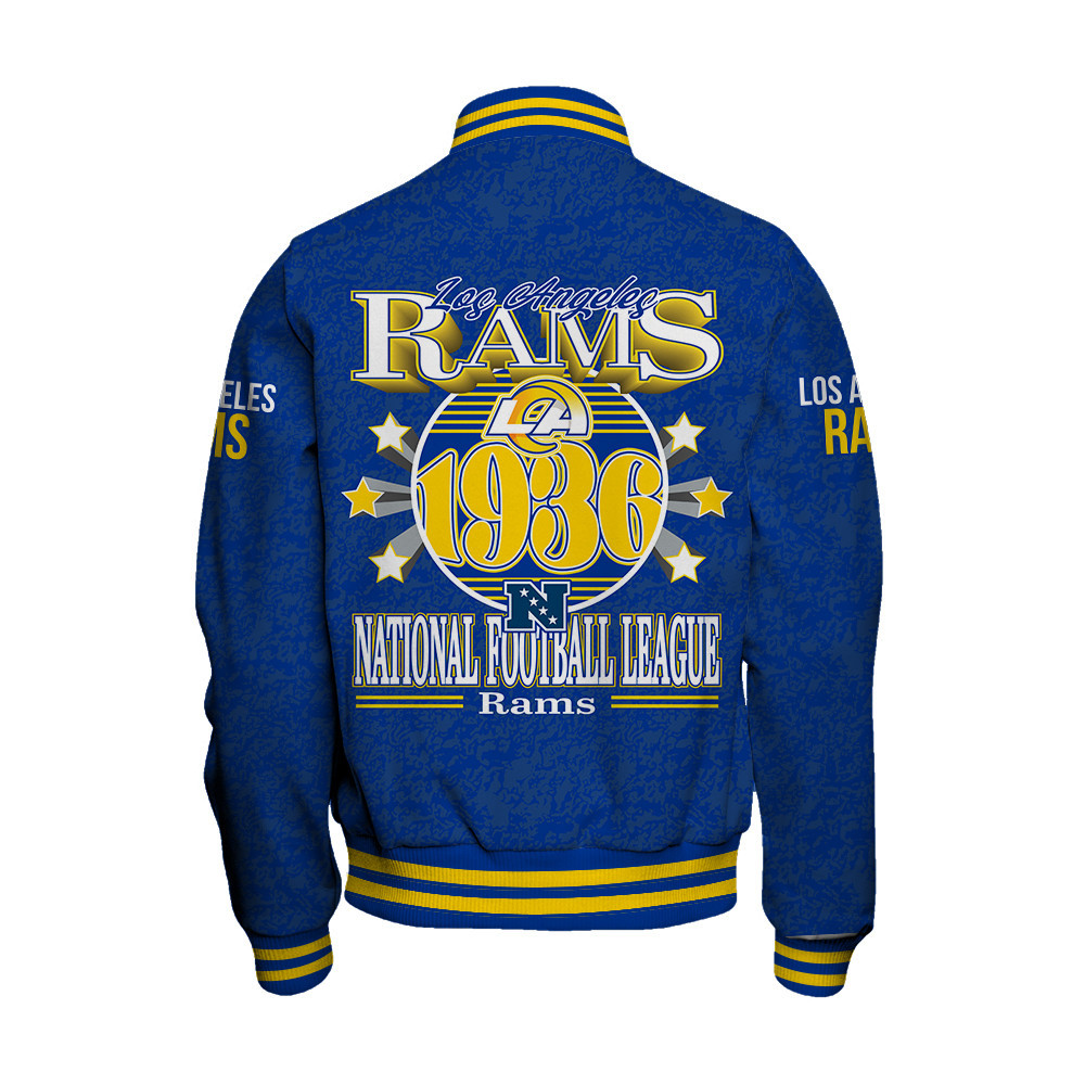 Los Angeles Rams - Super Durable Unisex Varsity Jacket - Famjoys Los Angeles Rams - Super Durable Unisex Varsity Jacket - Famjoys