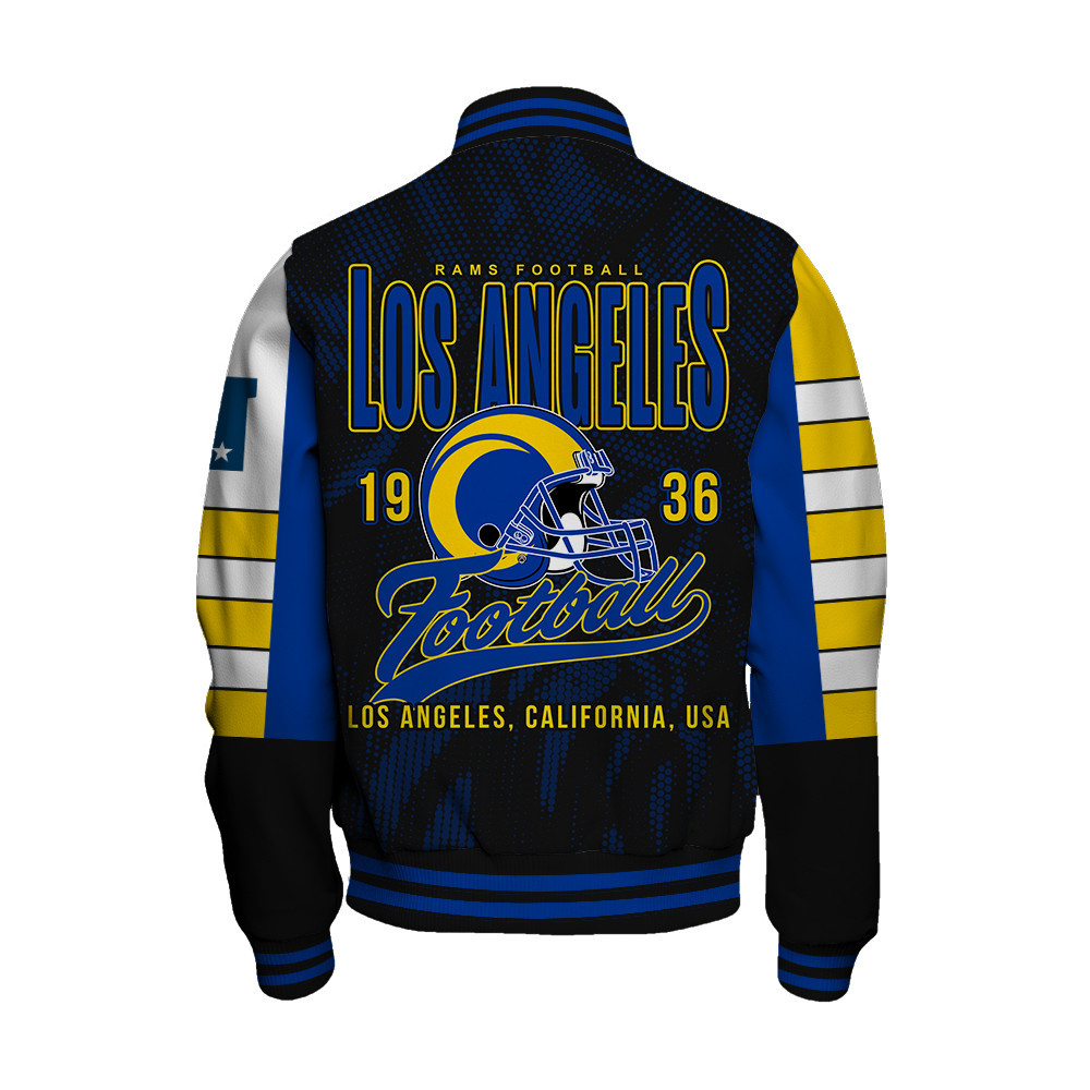 Los Angeles Rams - Wear Your Passion Unisex Varsity Jacket - Famjoys Los Angeles Rams - Wear Your Passion Unisex Varsity Jacket - Famjoys