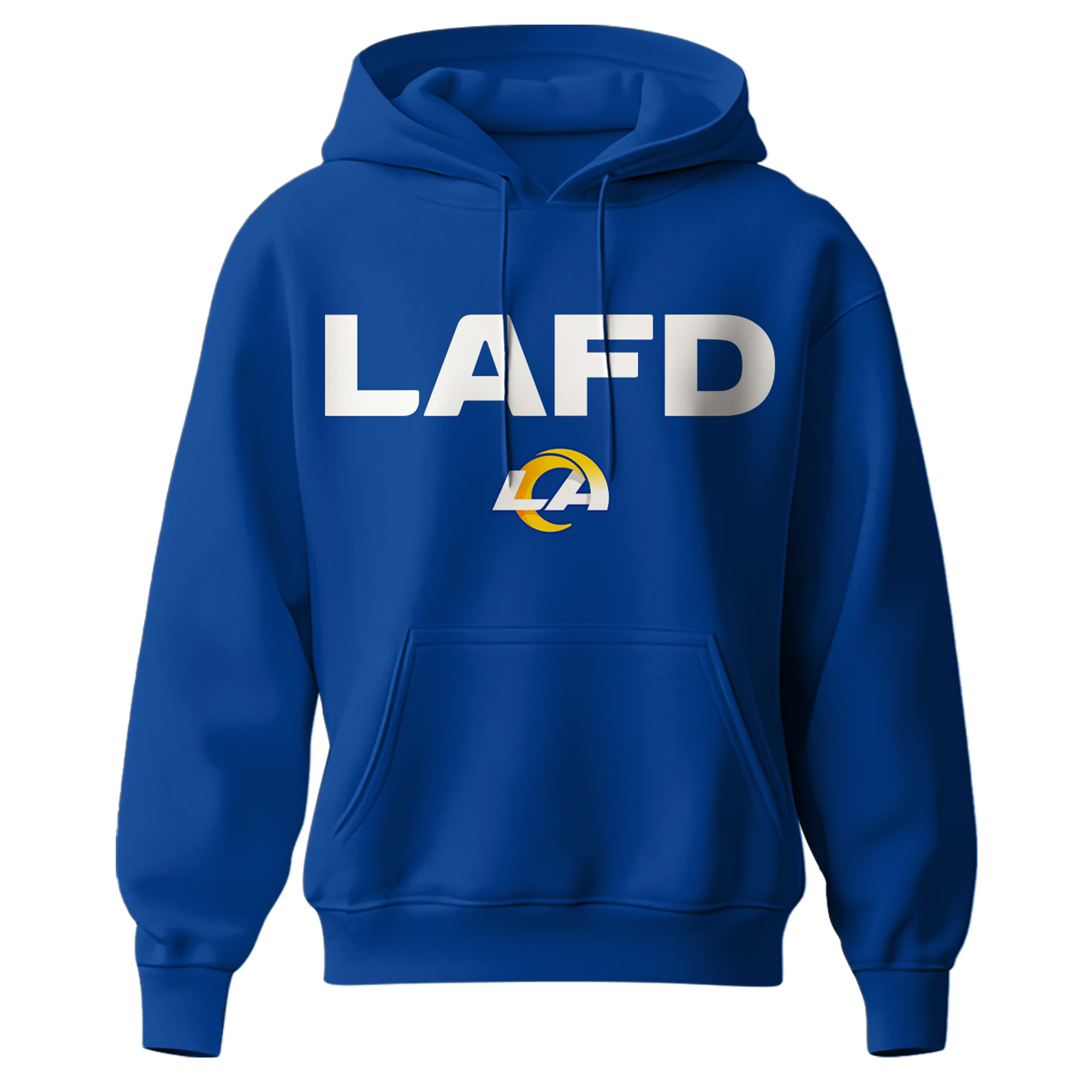 Los Angeles Rams x Los Angeles Fire Departt Hoodie 2025 - Famjoys Los Angeles Rams x Los Angeles Fire Departt Hoodie 2025 - Famjoys