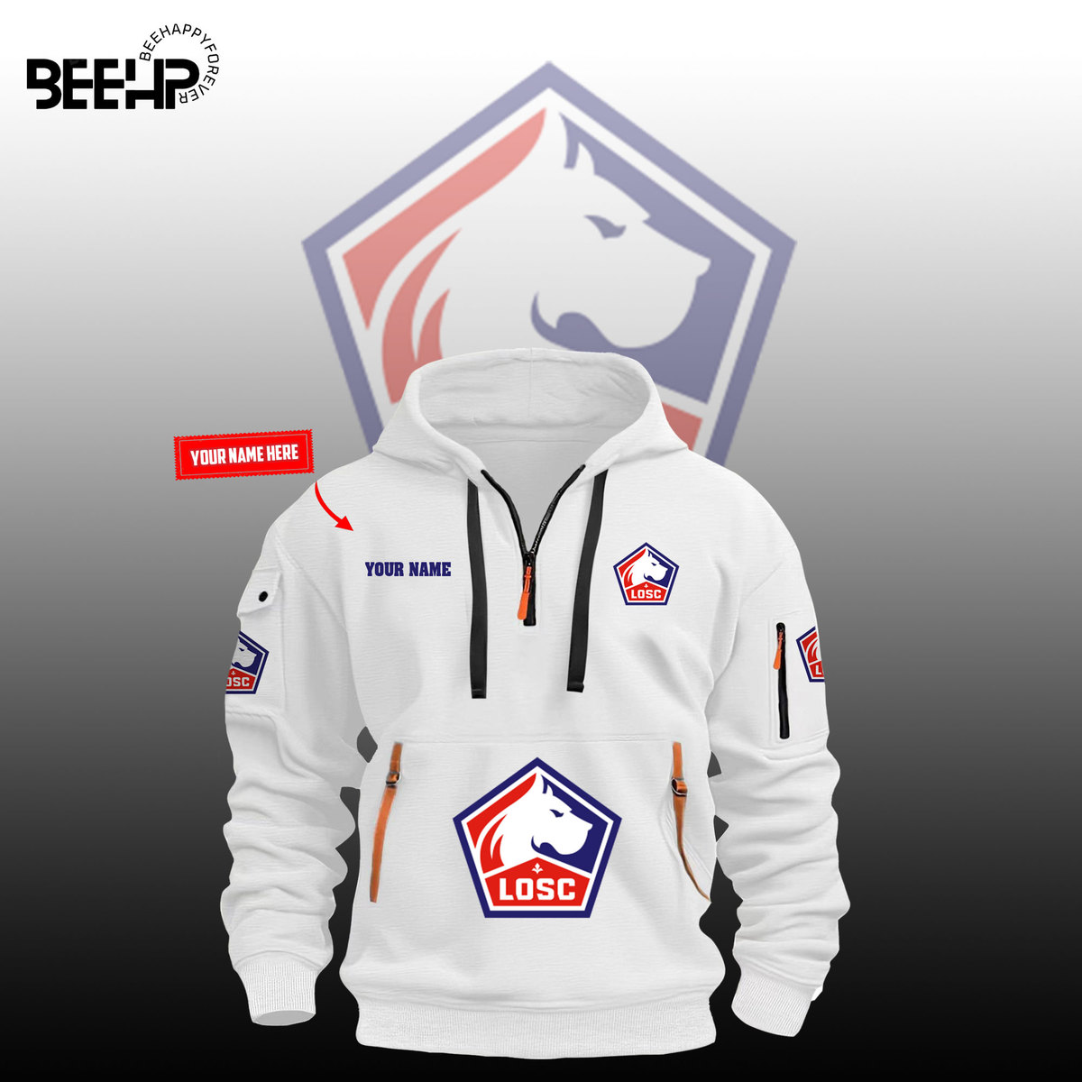LOSC Lille New Hoodie - Famjoys LOSC Lille New Hoodie - Famjoys