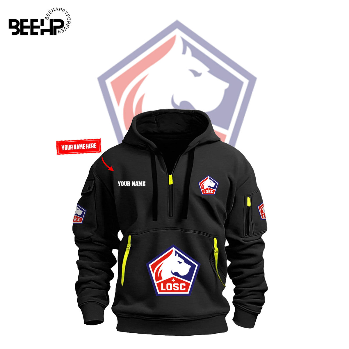 LOSC Lille New Hoodie - Famjoys LOSC Lille New Hoodie - Famjoys
