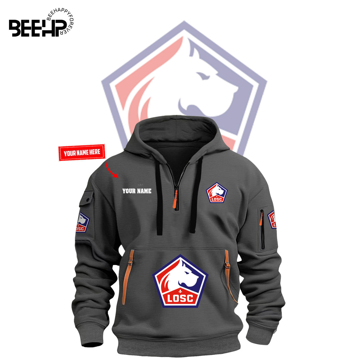LOSC Lille New Hoodie - Famjoys LOSC Lille New Hoodie - Famjoys