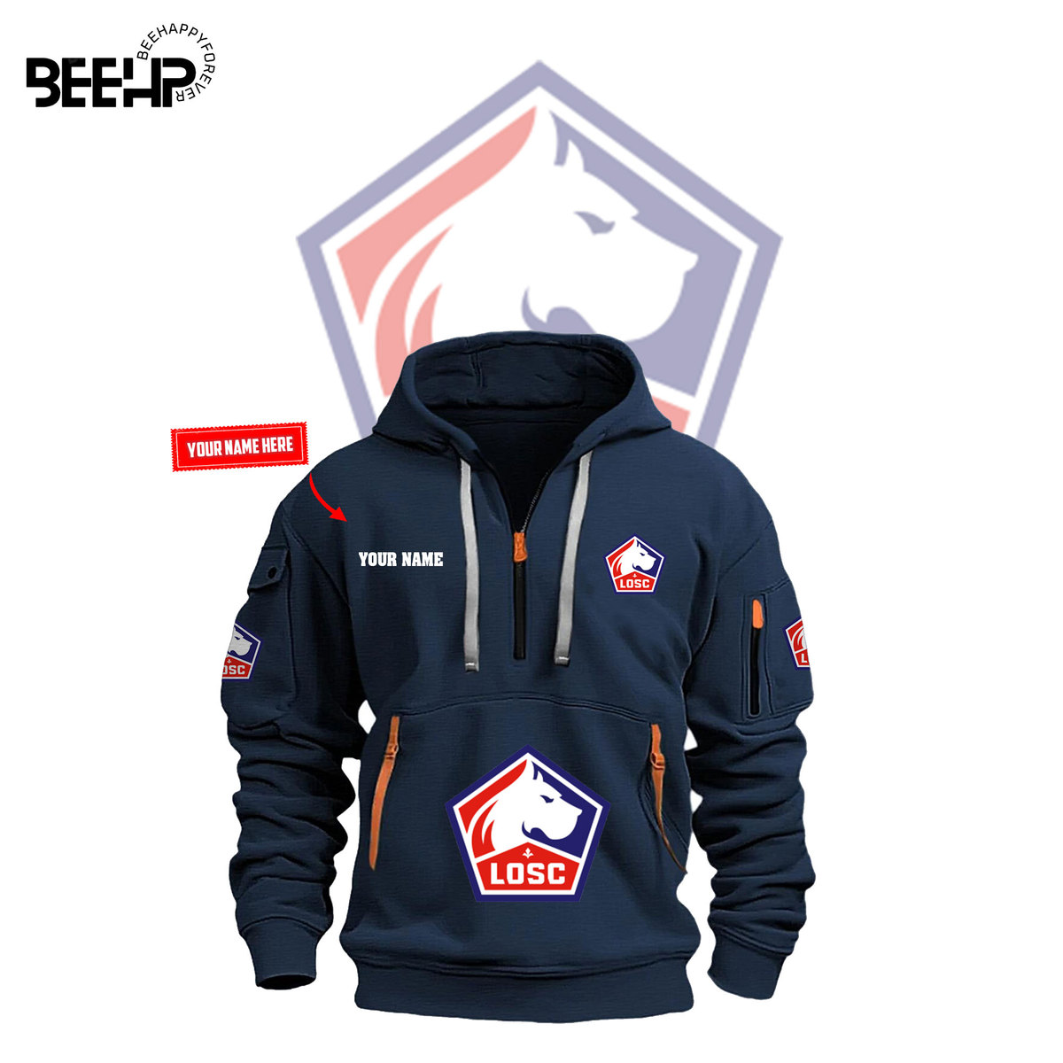 LOSC Lille New Hoodie - Famjoys LOSC Lille New Hoodie - Famjoys