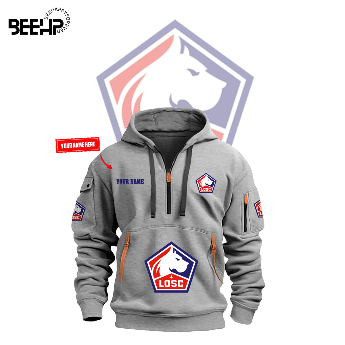 LOSC Lille New Hoodie - Famjoys LOSC Lille New Hoodie - Famjoys