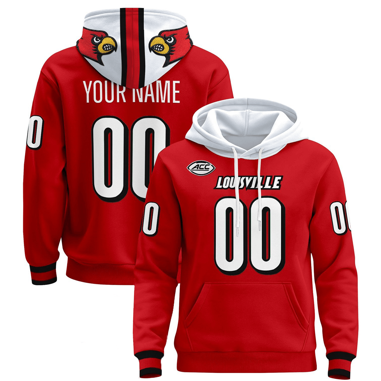 Louisville Cardinals Football Hoodie - Famjoys Louisville Cardinals Football Hoodie - Famjoys