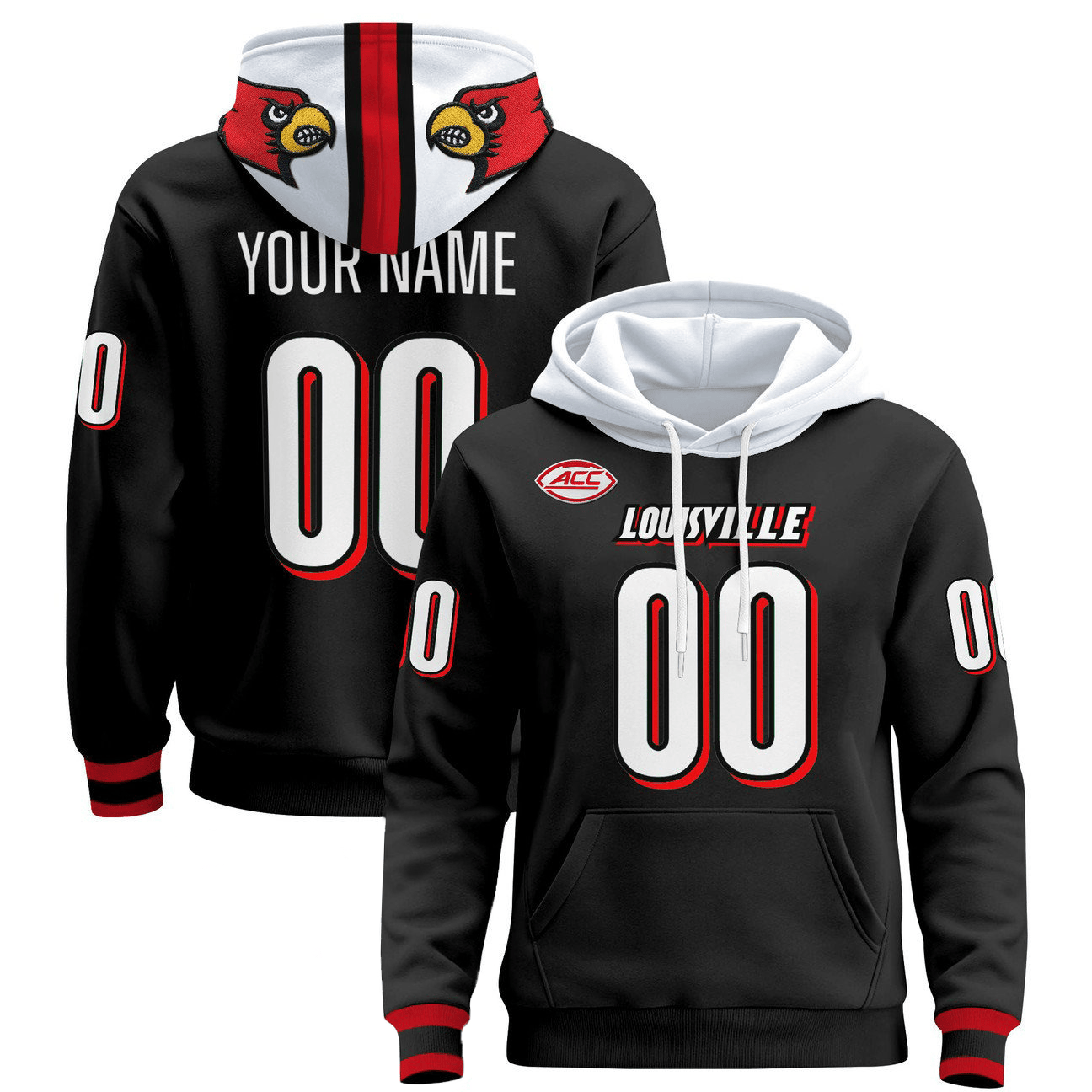 Louisville Cardinals Football Hoodie - Famjoys Louisville Cardinals Football Hoodie - Famjoys