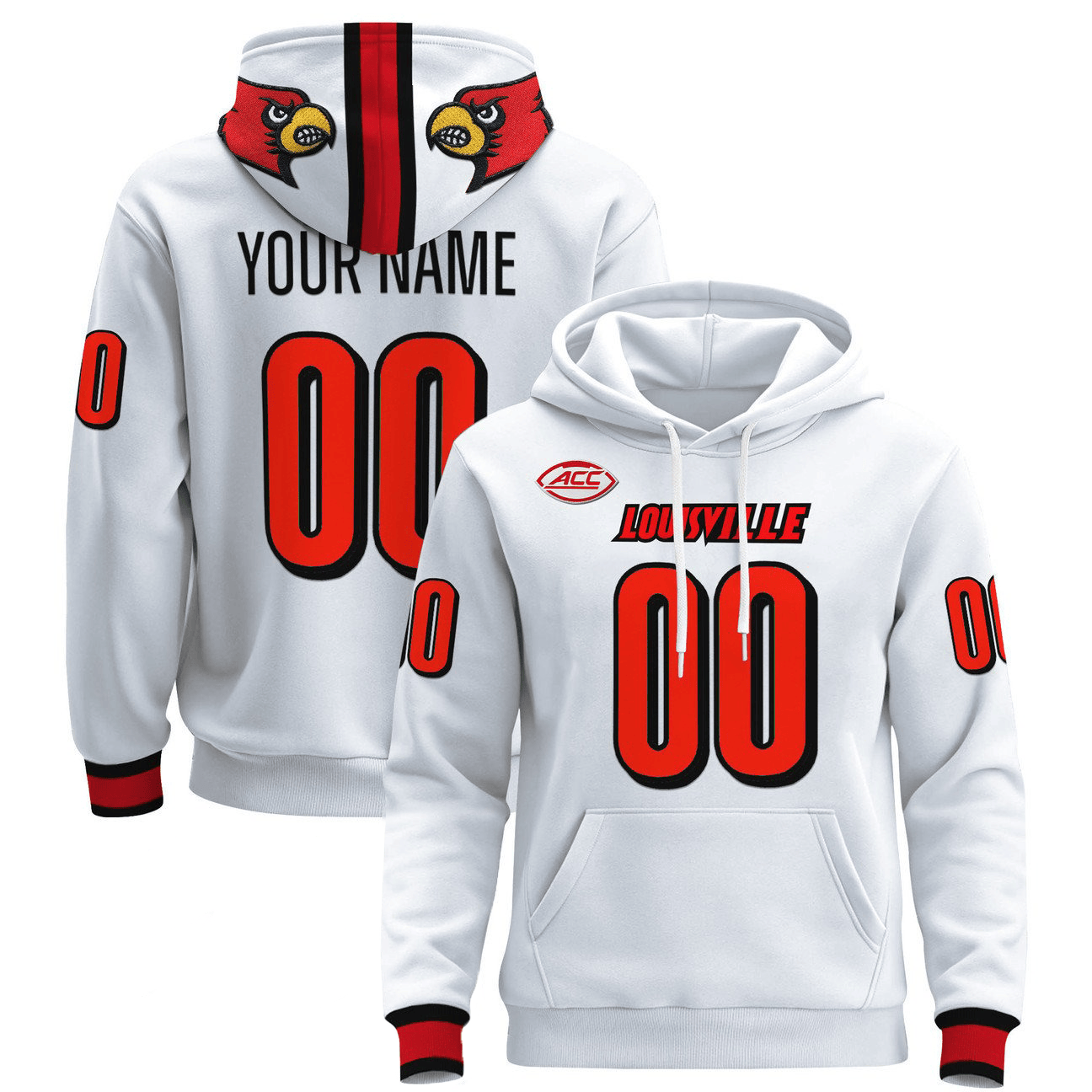 Louisville Cardinals Football Hoodie - Famjoys Louisville Cardinals Football Hoodie - Famjoys