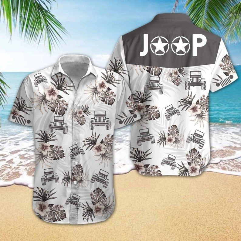 Love Jeep Car II Graphic Print Short Sleeve Hawaiian Casual Shirt - Famjoys Love Jeep Car II Graphic Print Short Sleeve Hawaiian Casual Shirt - Famjoys