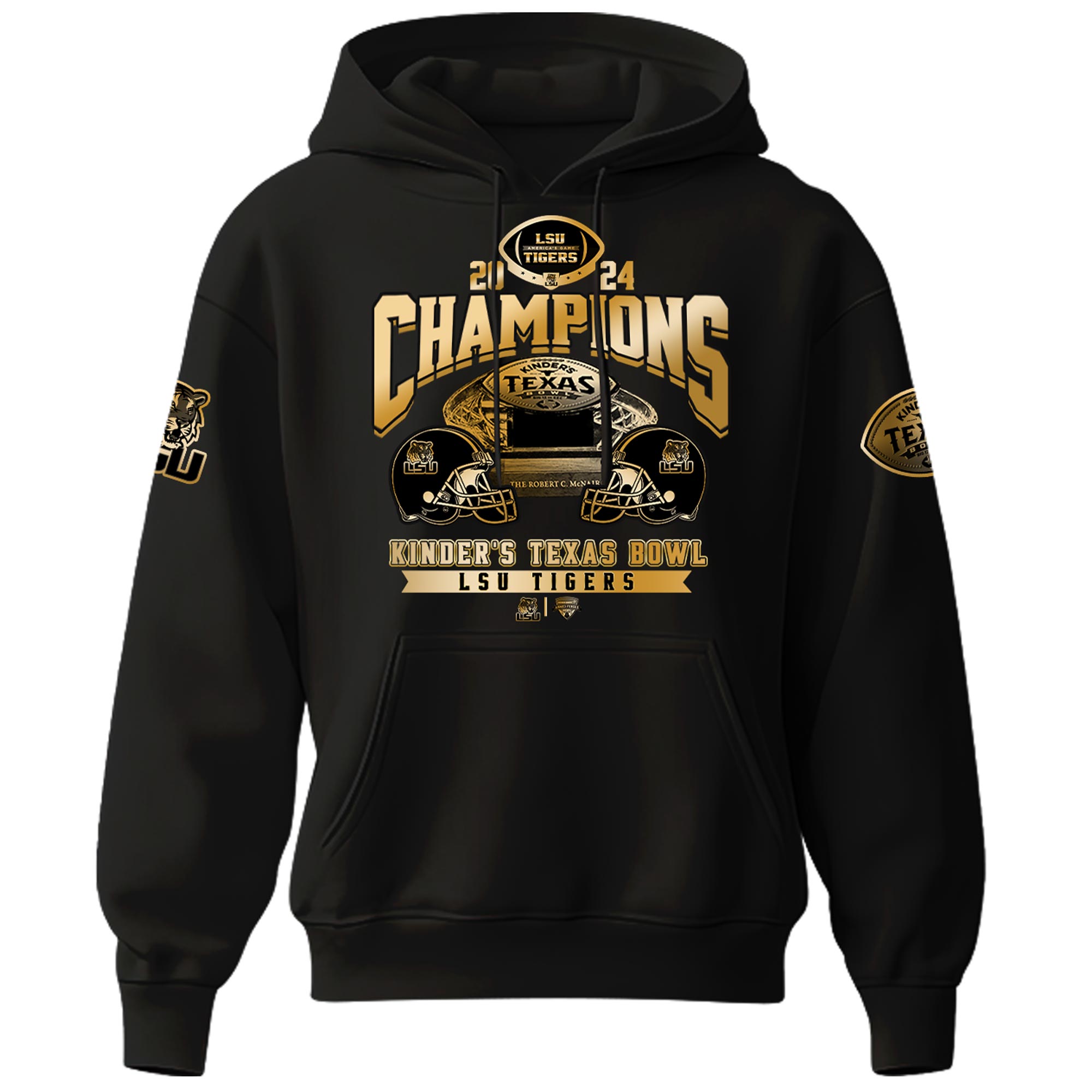 LSU Tiger Texas Bowl Champions Limited Editio Hoodie - Famjoys LSU Tiger Texas Bowl Champions Limited Editio Hoodie - Famjoys