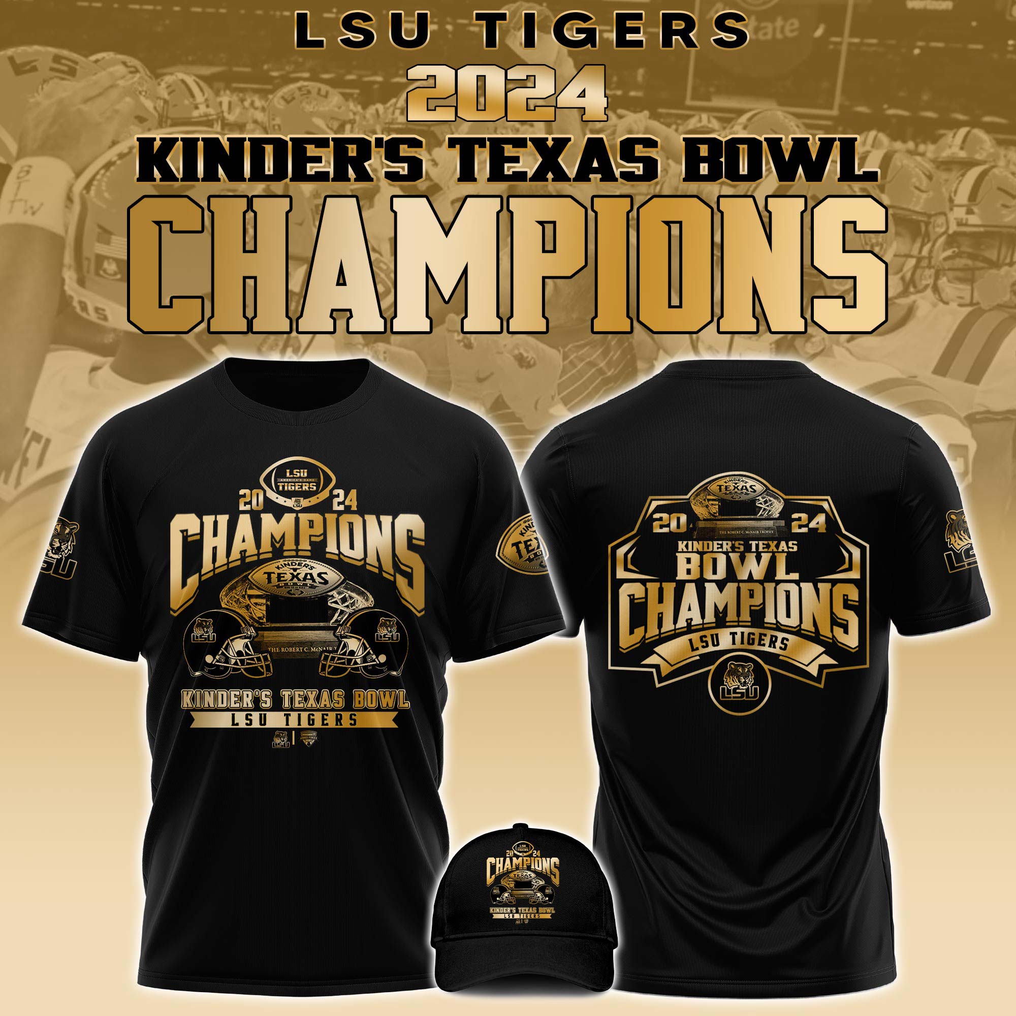 LSU Tiger Texas Bowl Champions TShirts - Famjoys LSU Tiger Texas Bowl Champions TShirts - Famjoys