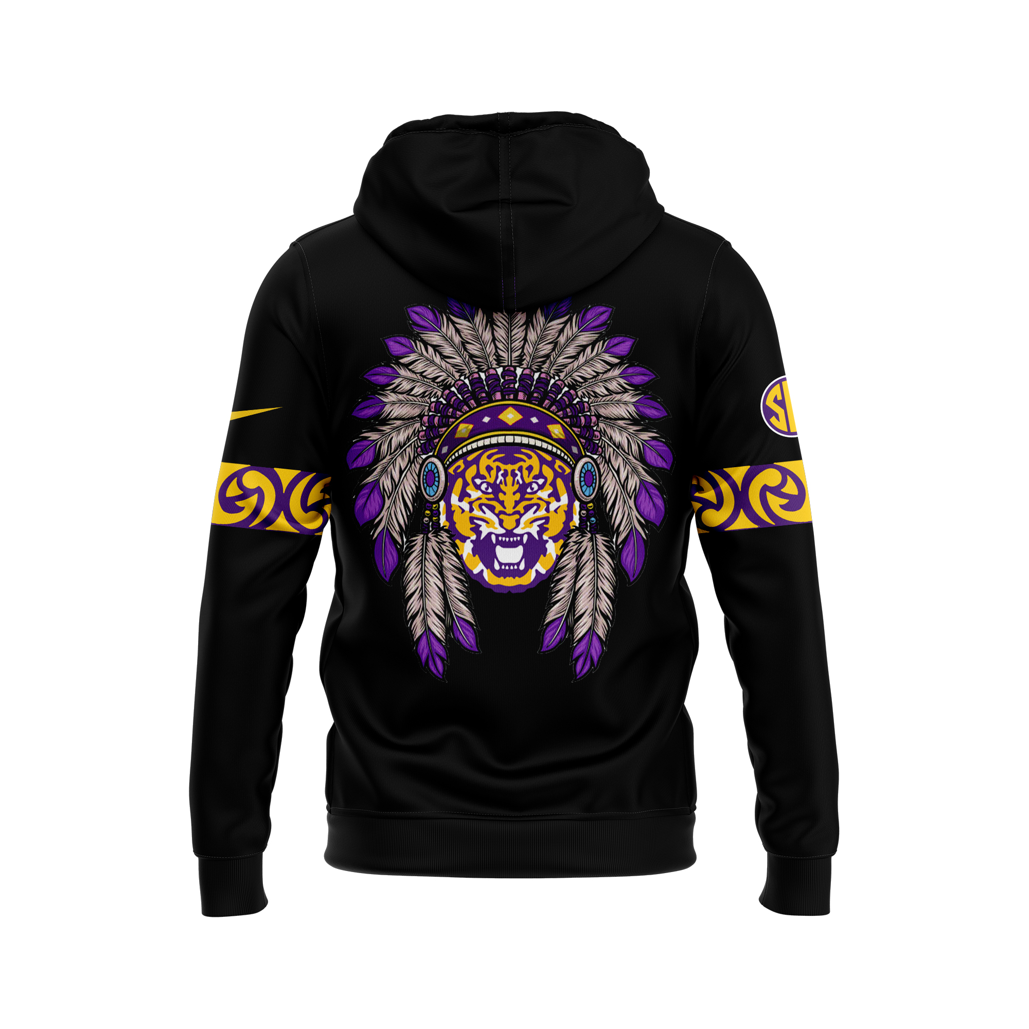 LSU Tigers football Native American Heritage Month Premium Pullover Hoodie - Famjoys LSU Tigers football Native American Heritage Month Premium Pullover Hoodie - Famjoys