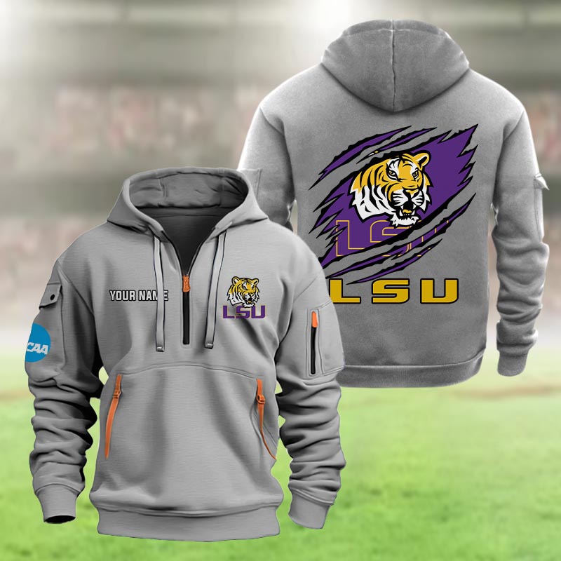 LSU Tigers Heavy Hoodie - Famjoys LSU Tigers Heavy Hoodie - Famjoys
