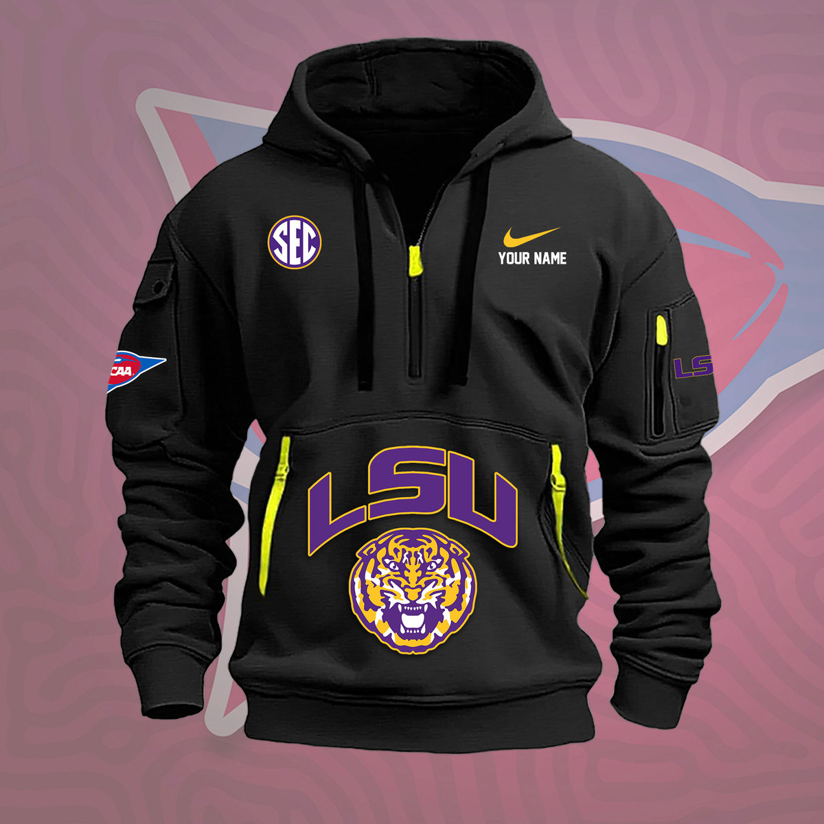 LSU Tigers Heavy Hoodie - Famjoys LSU Tigers Heavy Hoodie - Famjoys