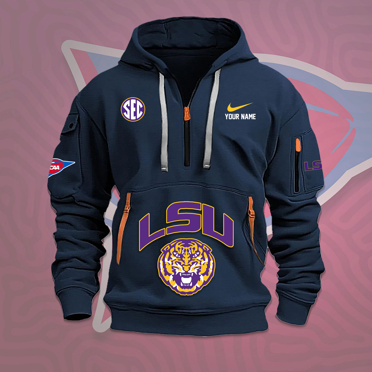 LSU Tigers Heavy Hoodie - Famjoys LSU Tigers Heavy Hoodie - Famjoys