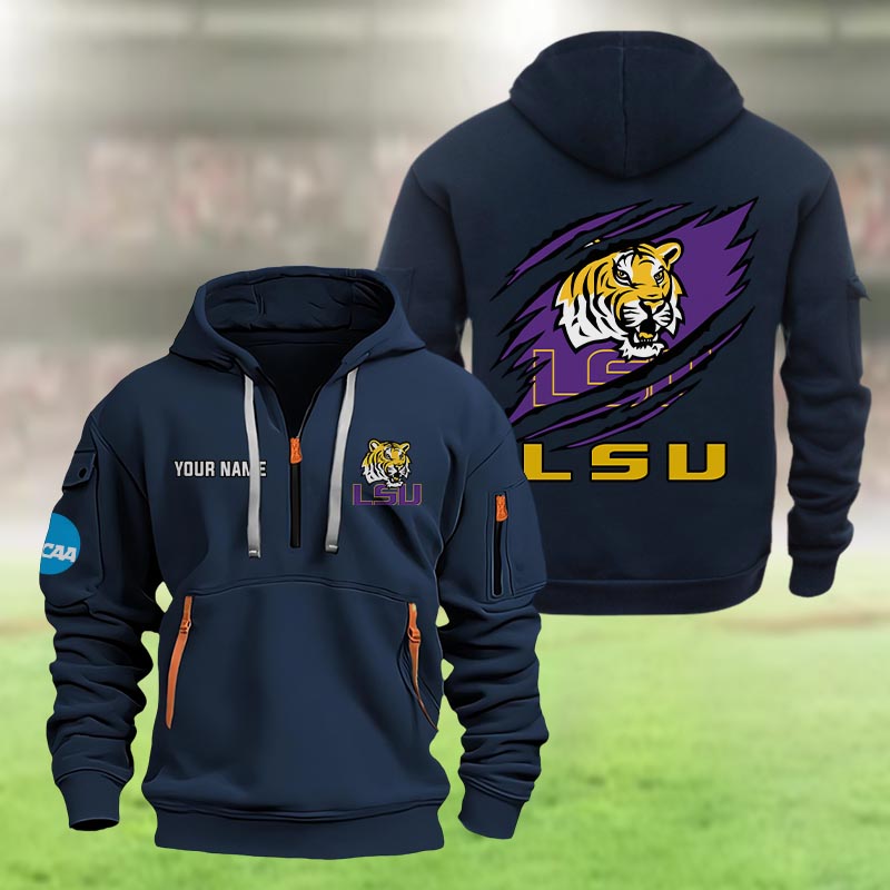 LSU Tigers Heavy Hoodie - Famjoys LSU Tigers Heavy Hoodie - Famjoys