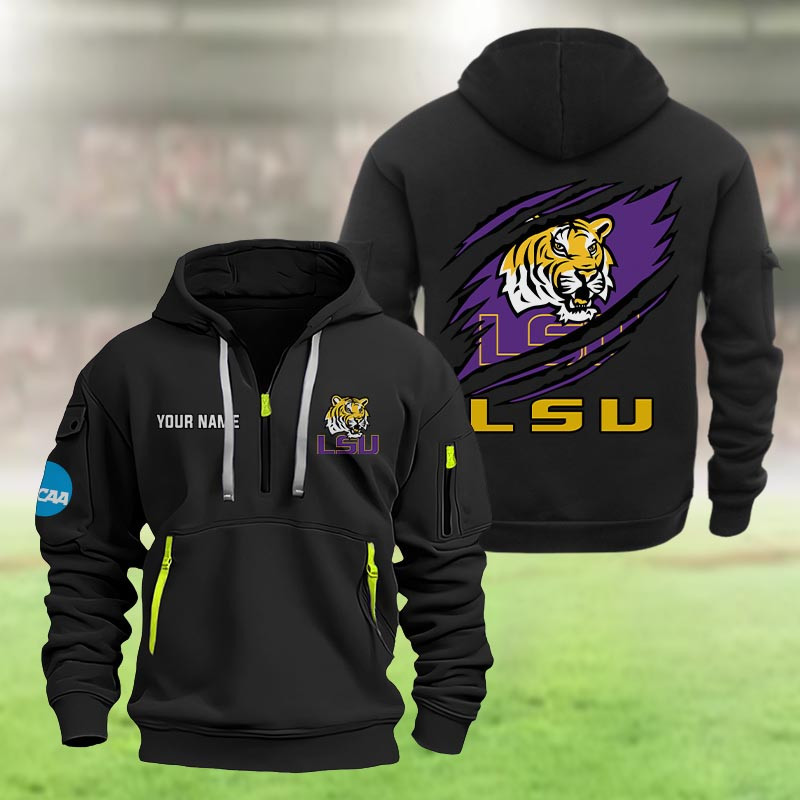 LSU Tigers Heavy Hoodie - Famjoys LSU Tigers Heavy Hoodie - Famjoys
